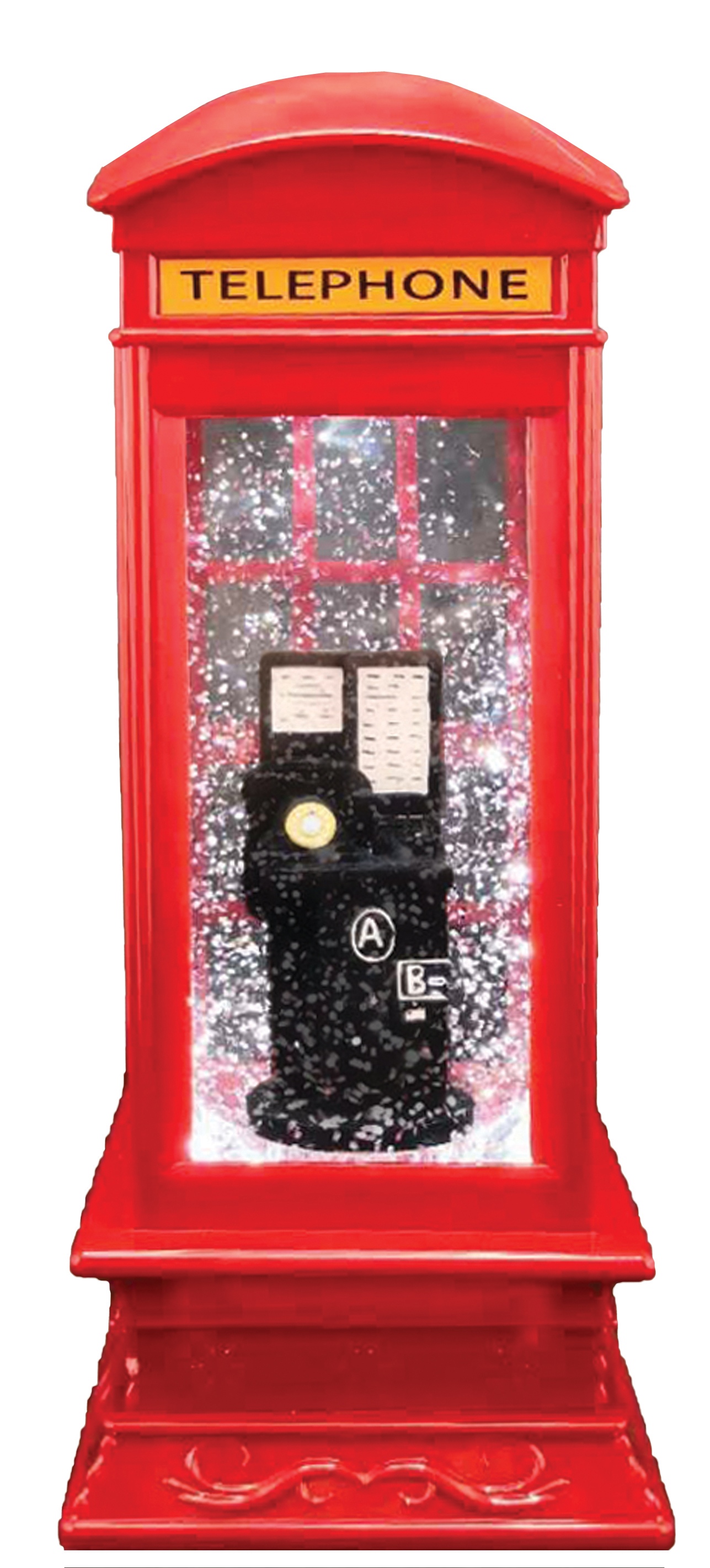 1998 Glitter Red Telephone Box - 6/Ctn