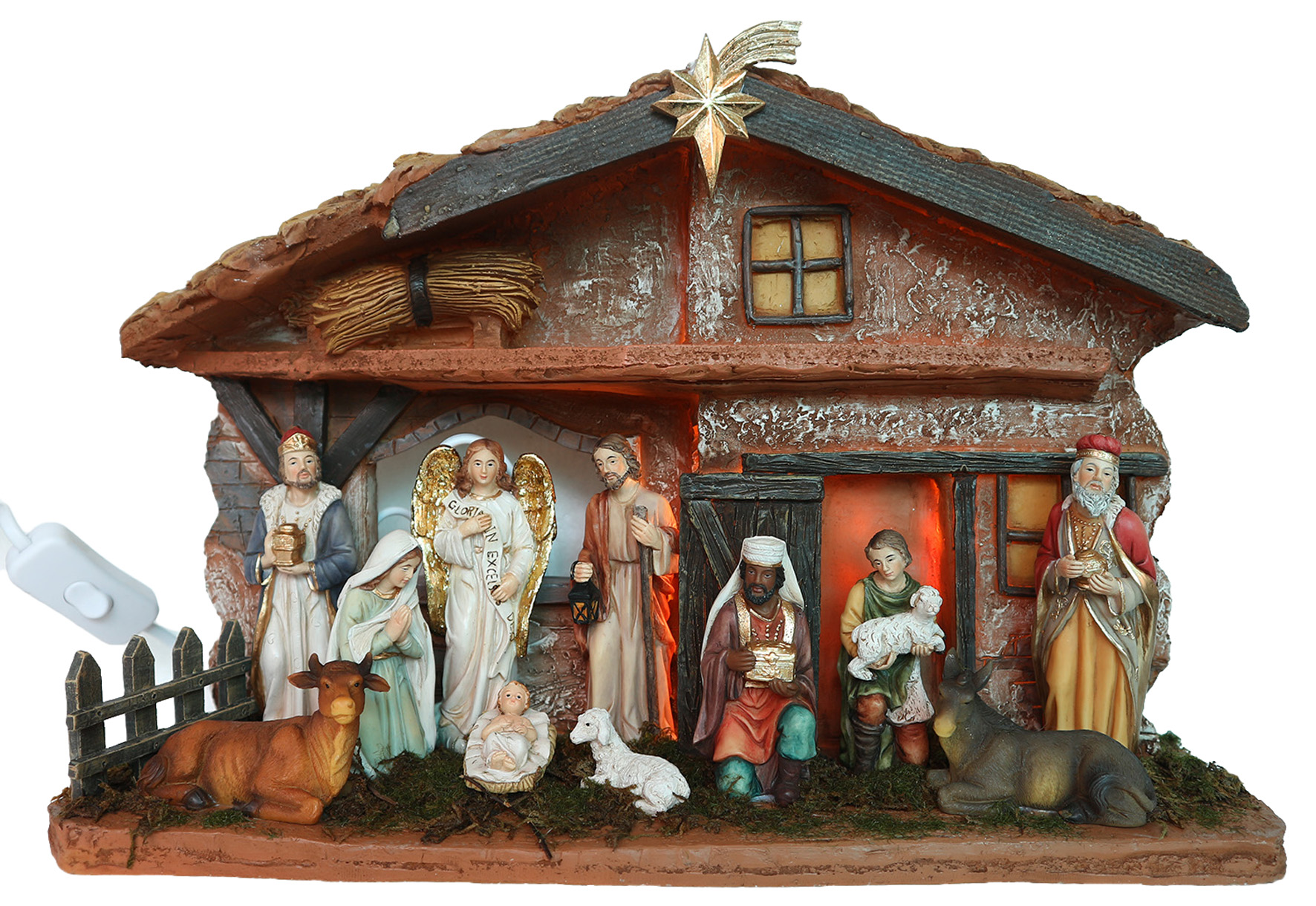 2081 4.5'' 11PC Nativity  4/Ctn