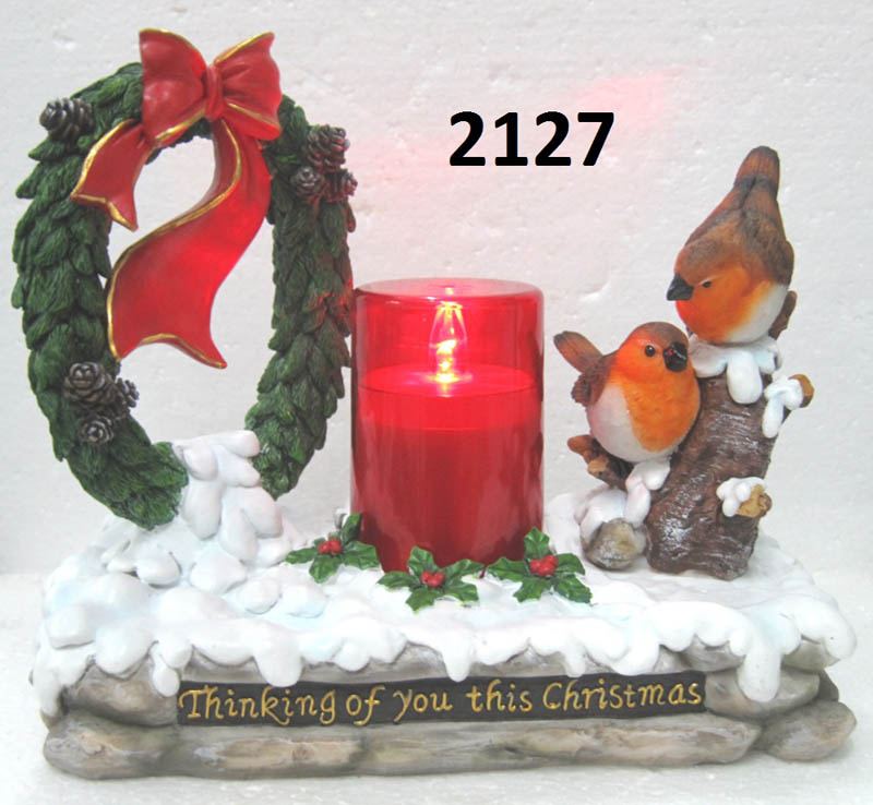 2127 Robin with LED Light - 6/Ctn