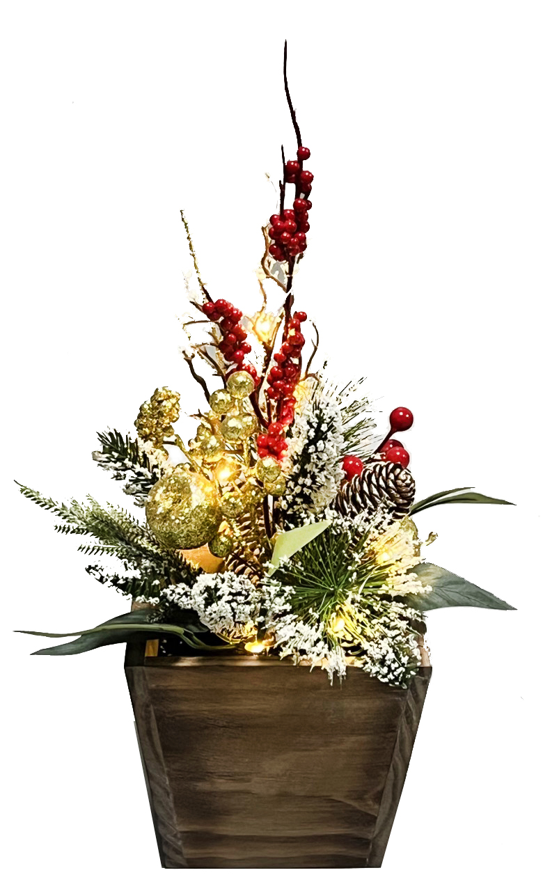 3031Table Centre Piece with LED 6/Ctn