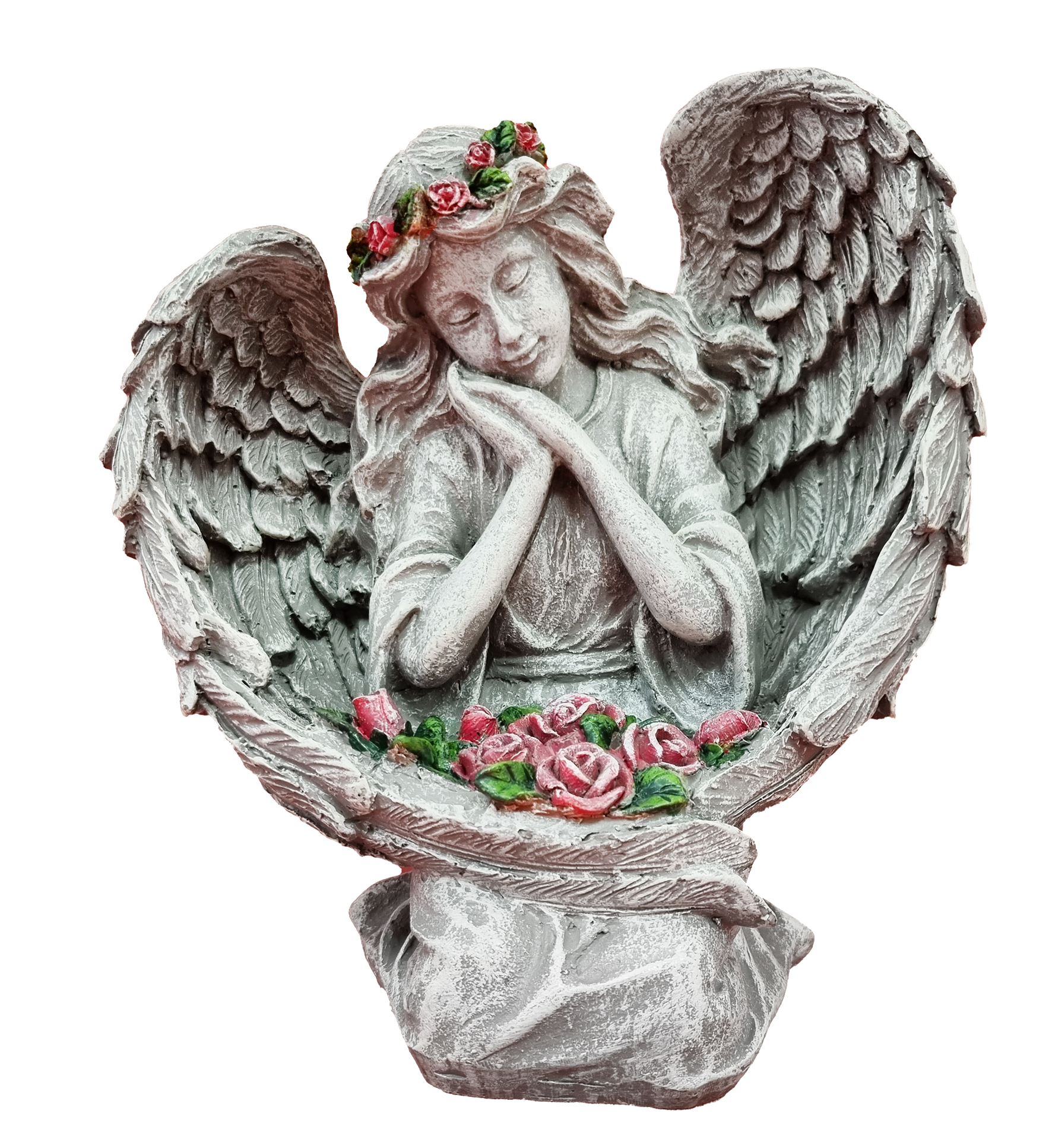 6167 Angel with Lighting Flowers 8/Ctn