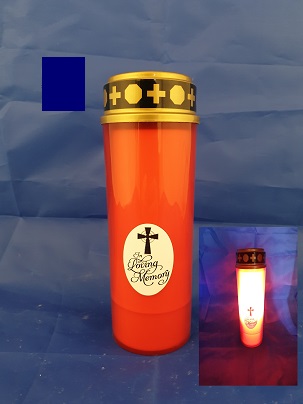 6191 Red Sensor Candle on Timer  48/Ctn