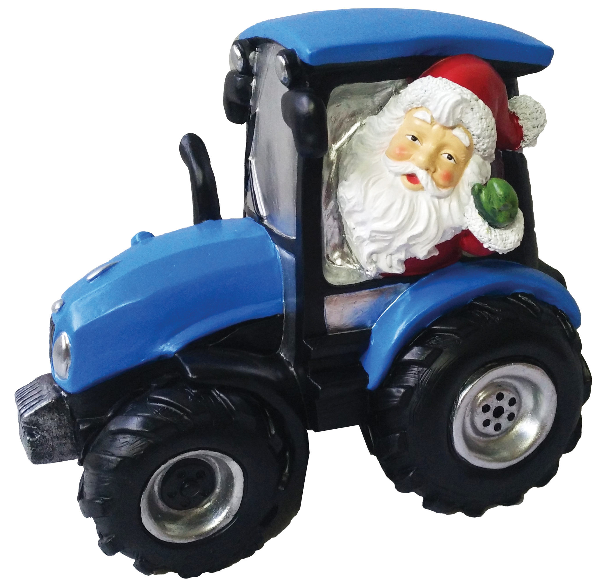 CH053 Blue Santa Tractor 4/Ctn