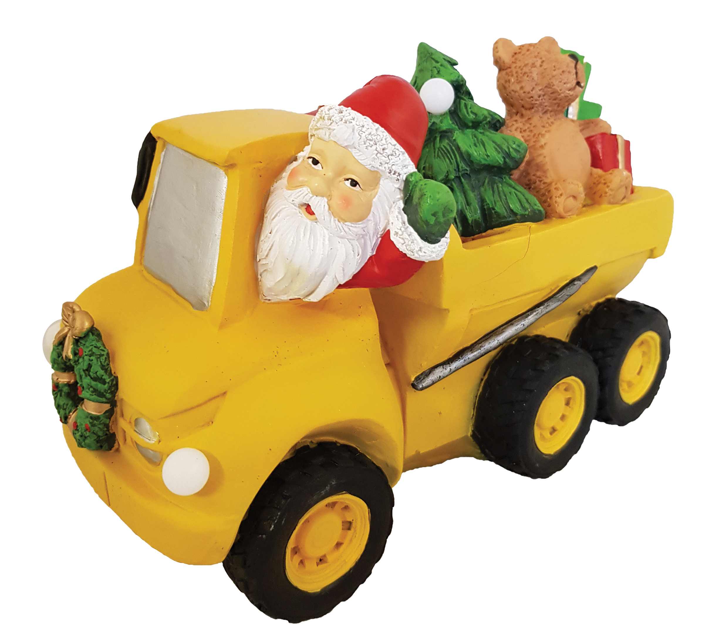 CH089 Santa's Yellow Dump Truck 4/Ctn