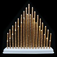 CH1111 Gold Electric Candle Bridge 8/Ctn