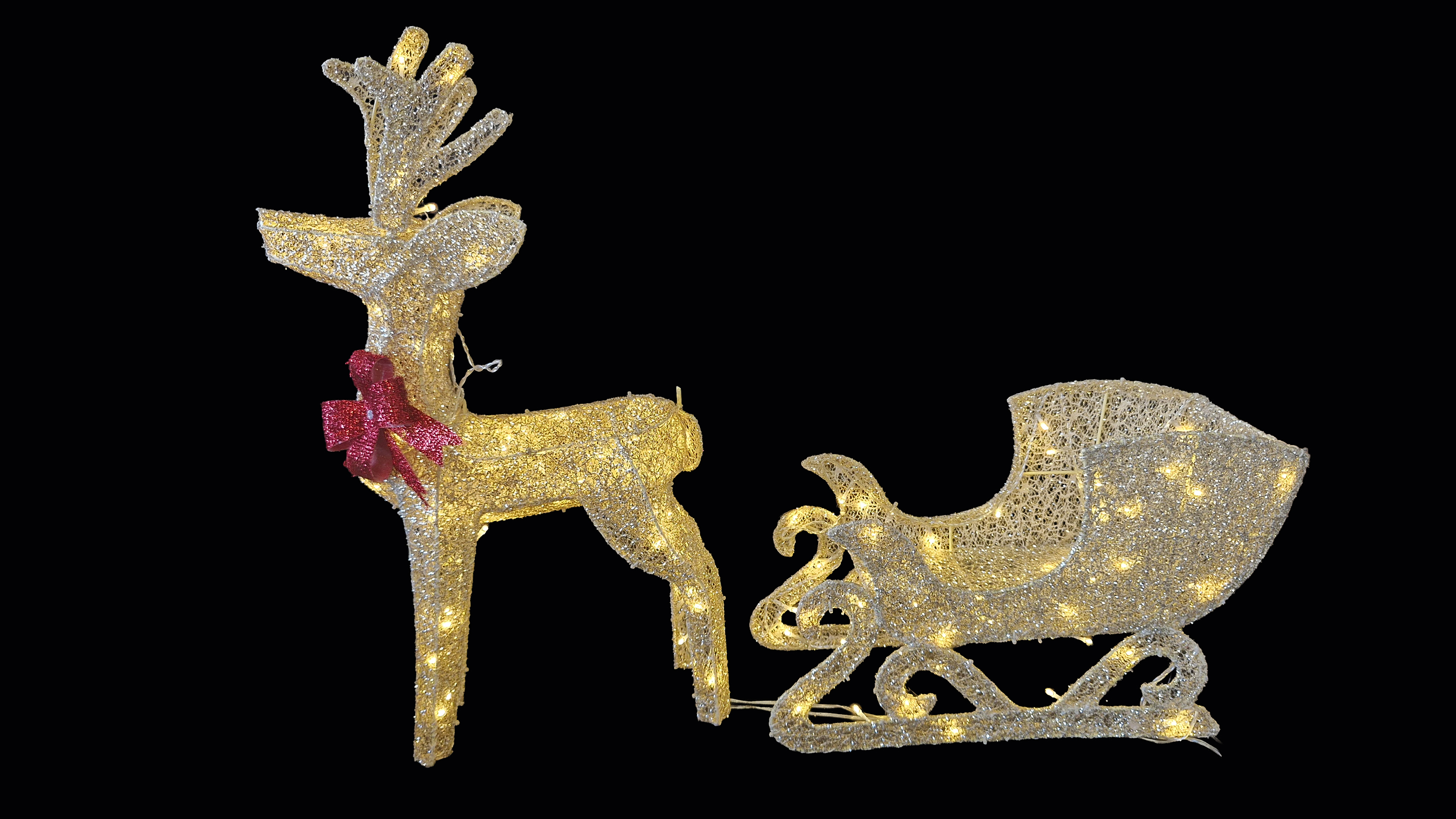 CH1241 Deer with Sled 2/Ctn