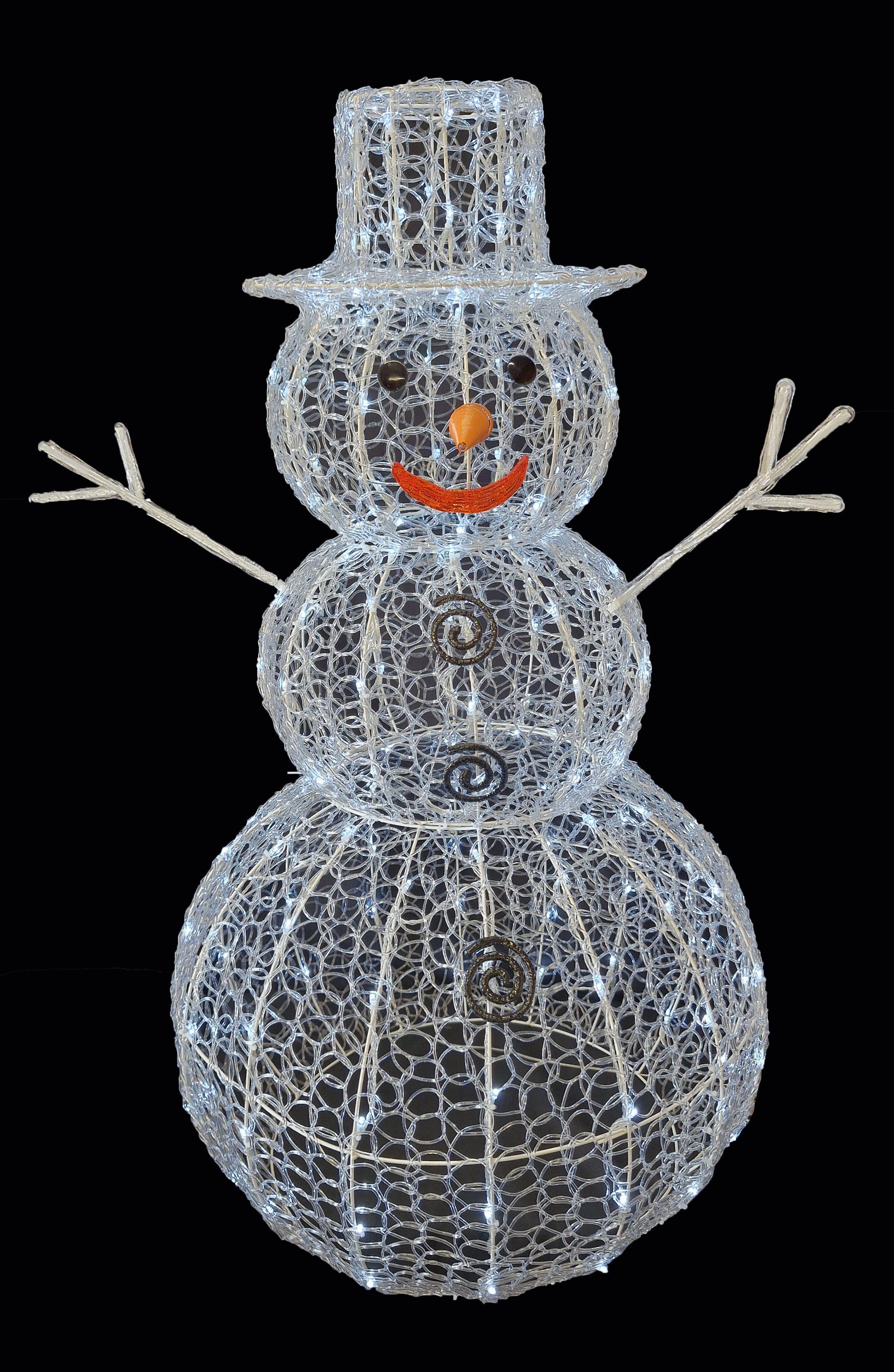 CH1254 Acrylic Snowman 1/Ctn