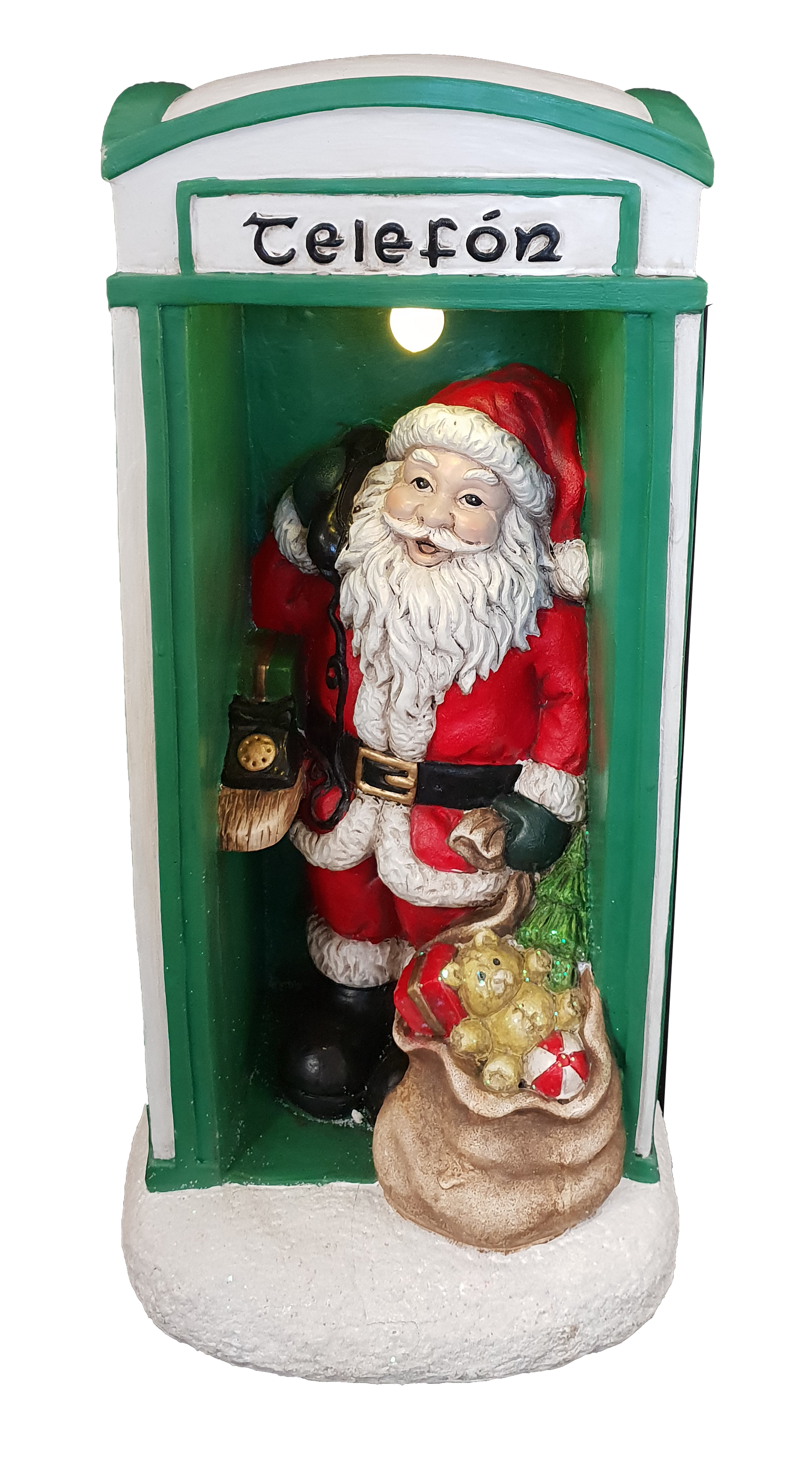 CH191 Santa in Phone Box 1/Ctn
