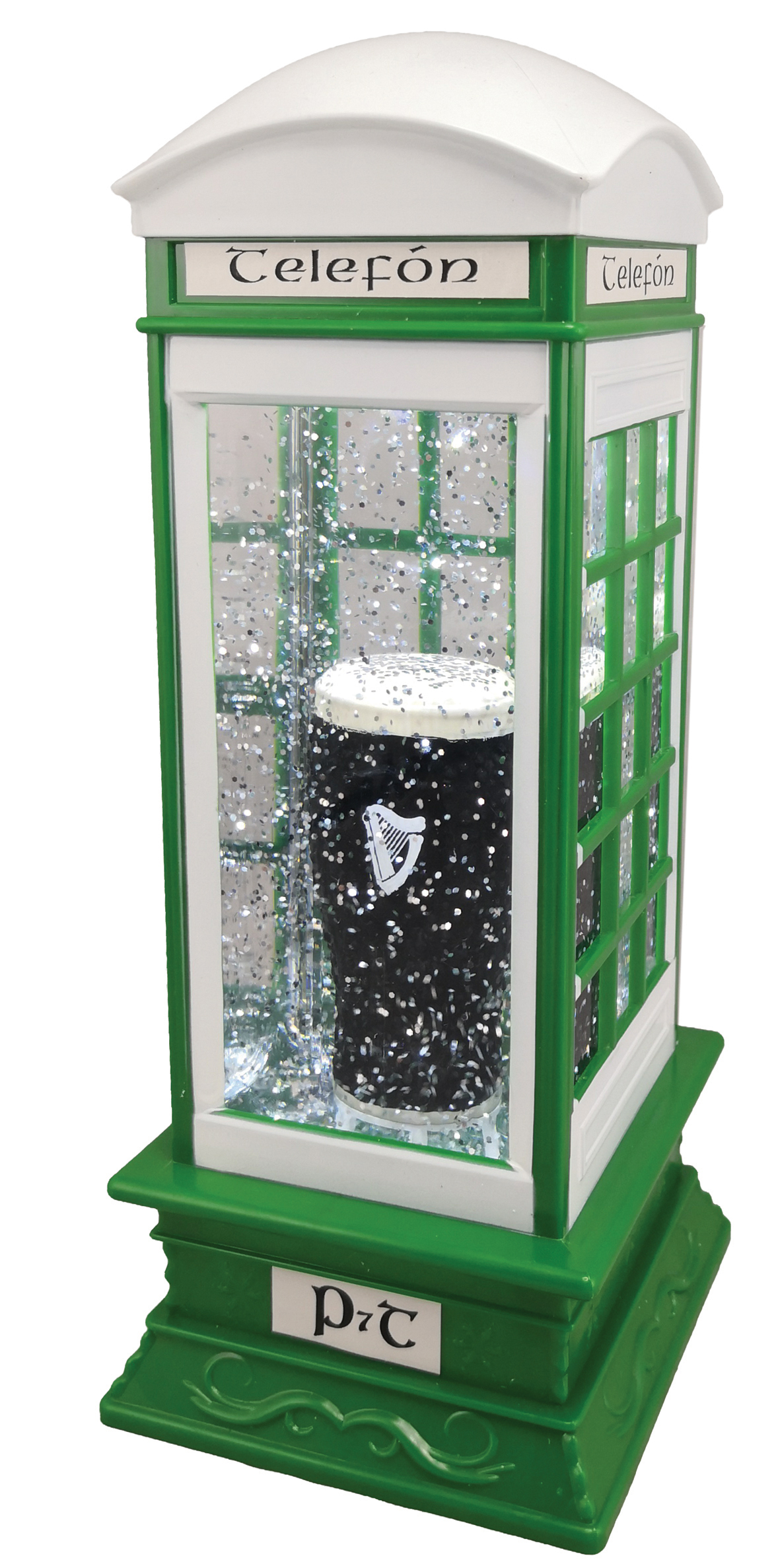 1990 Cream & Green Phone Box with Pint Guinness 6/Ctn