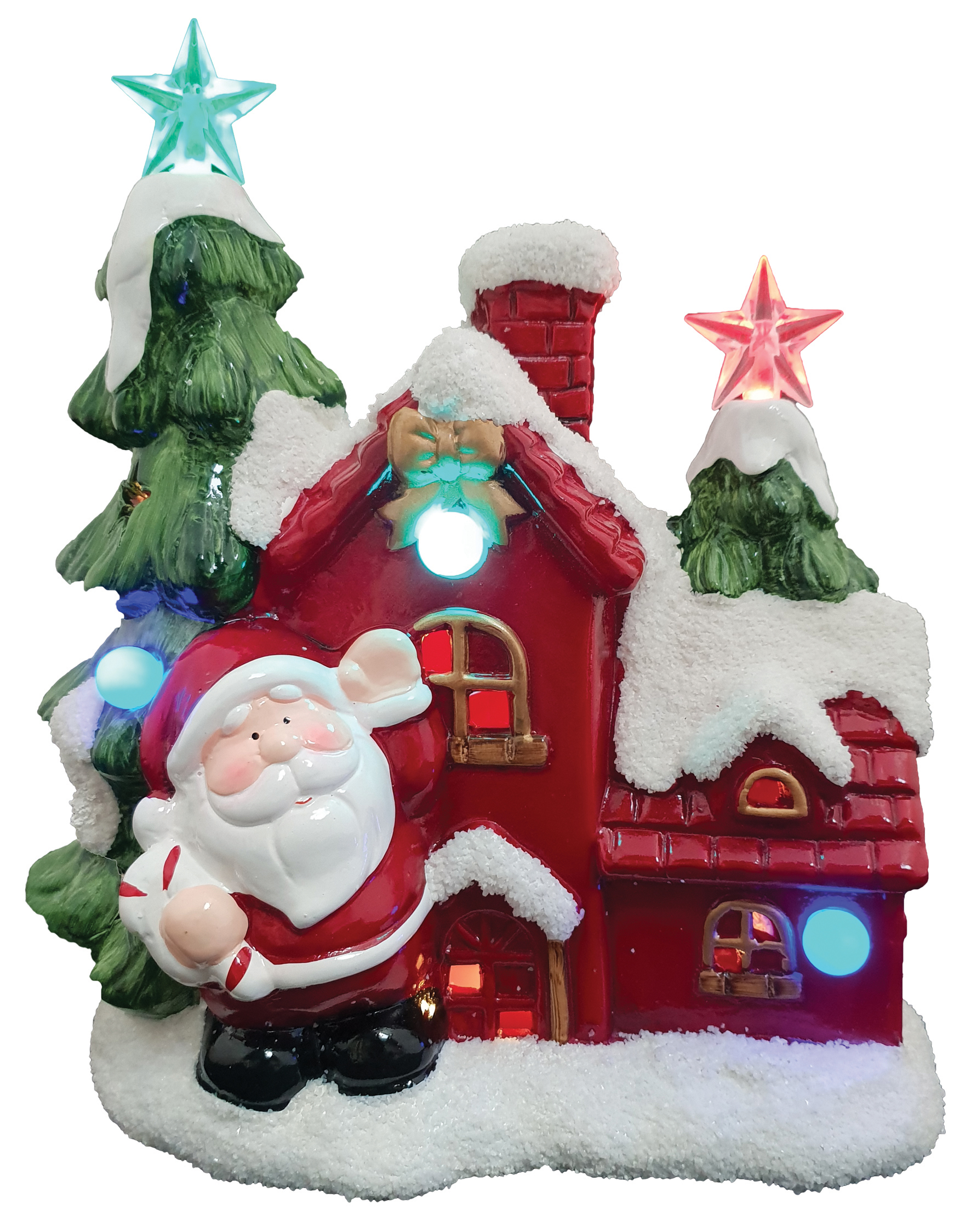 CH234 24cm Ceramic Christmas House 6/Ctn