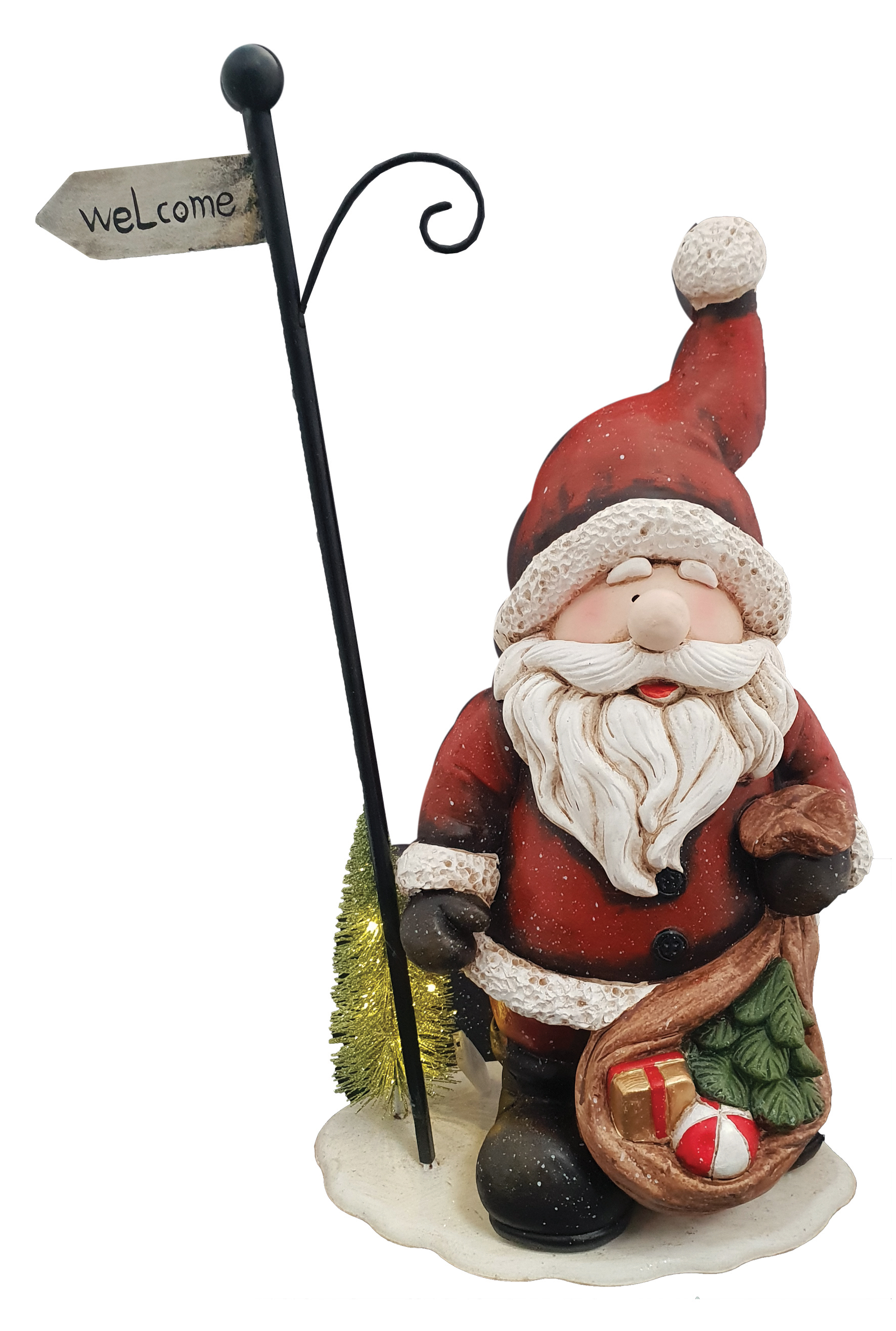 CH286 MGO Santa under Street Lamp 2/Ctn