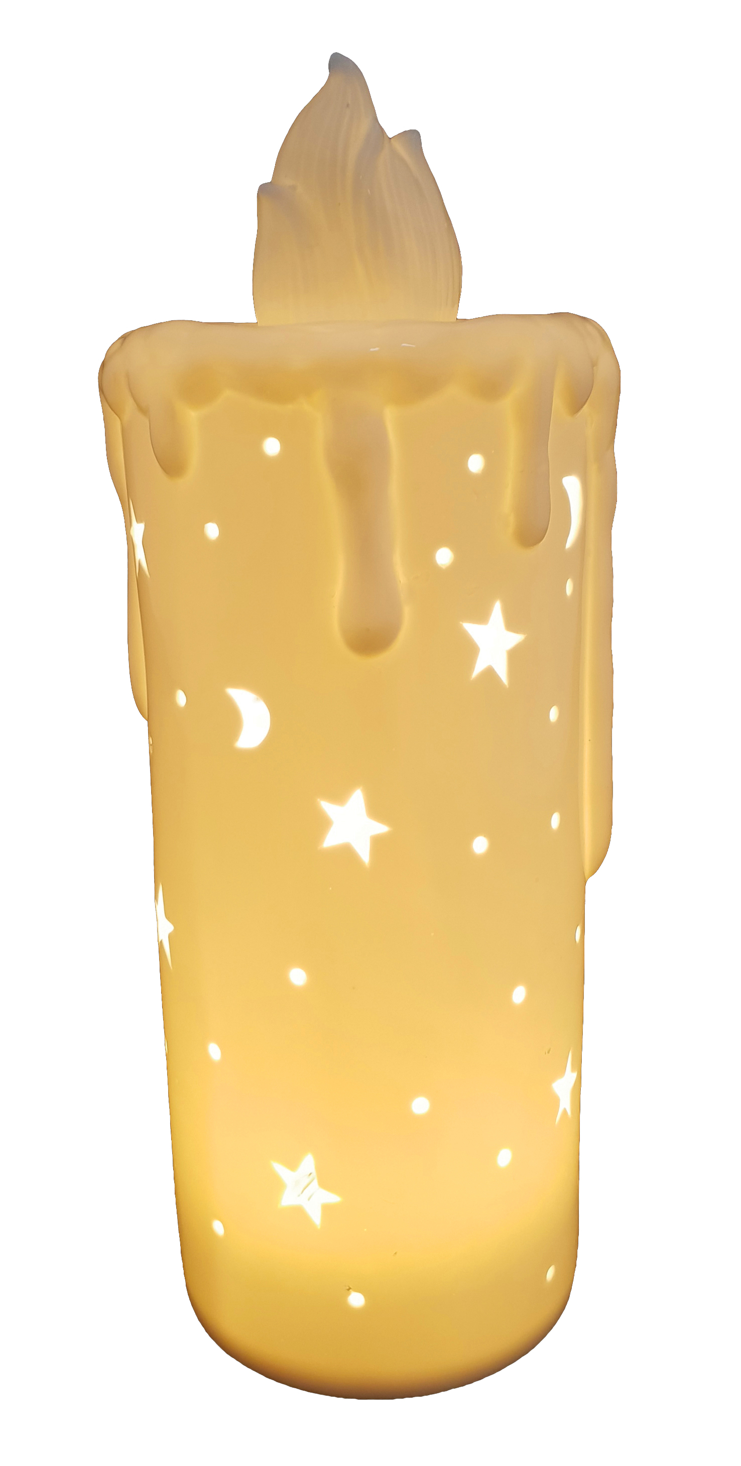 CH310 28cm Ceramic LED Candle 2/Ctn