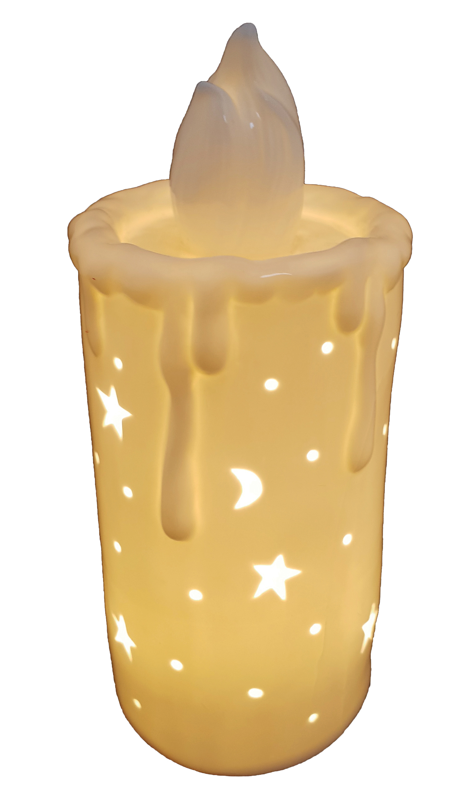 CH311 23cm Ceramic Candle with LED 18/Ctn