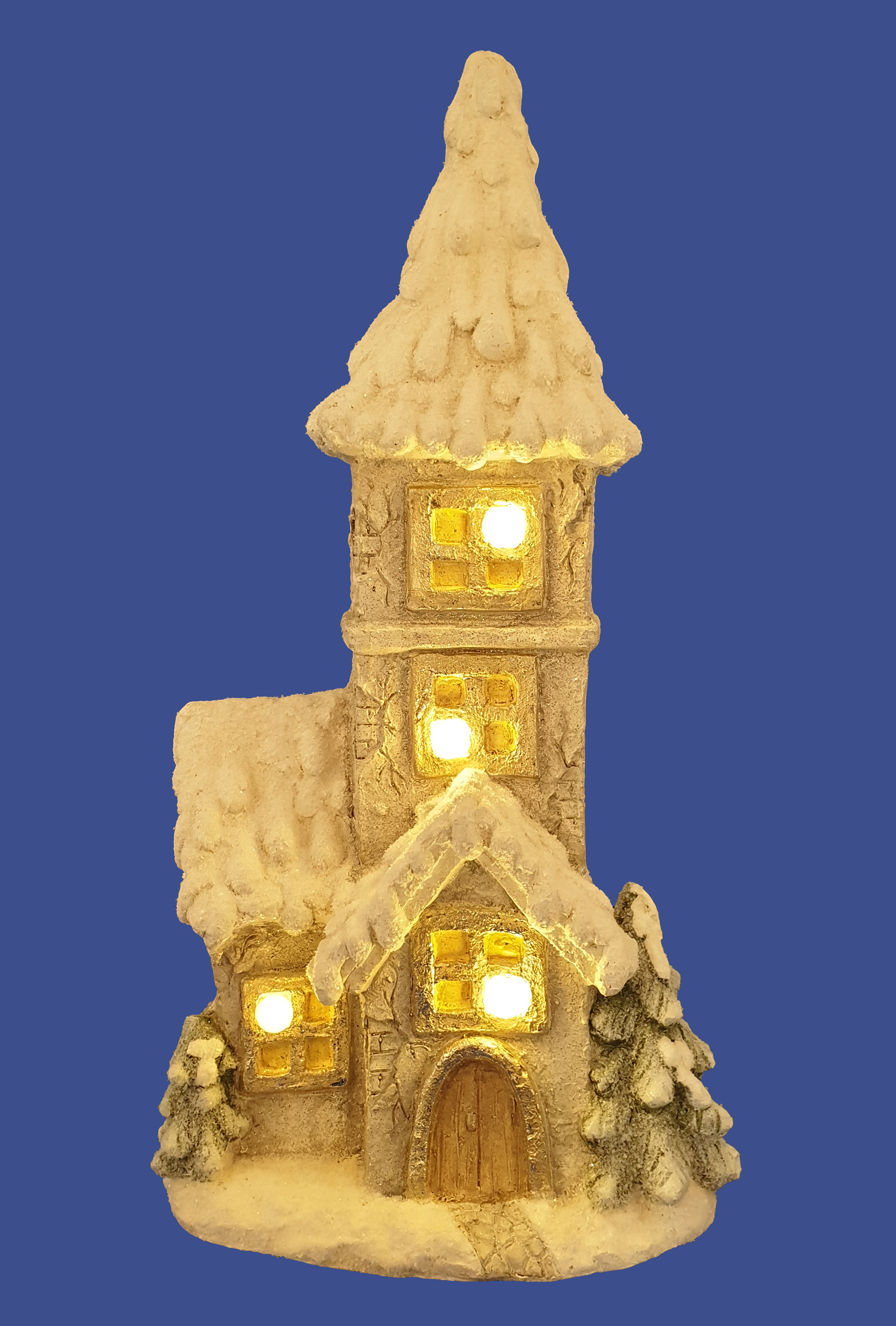 CH370 Snow House with LED 2/Ctn