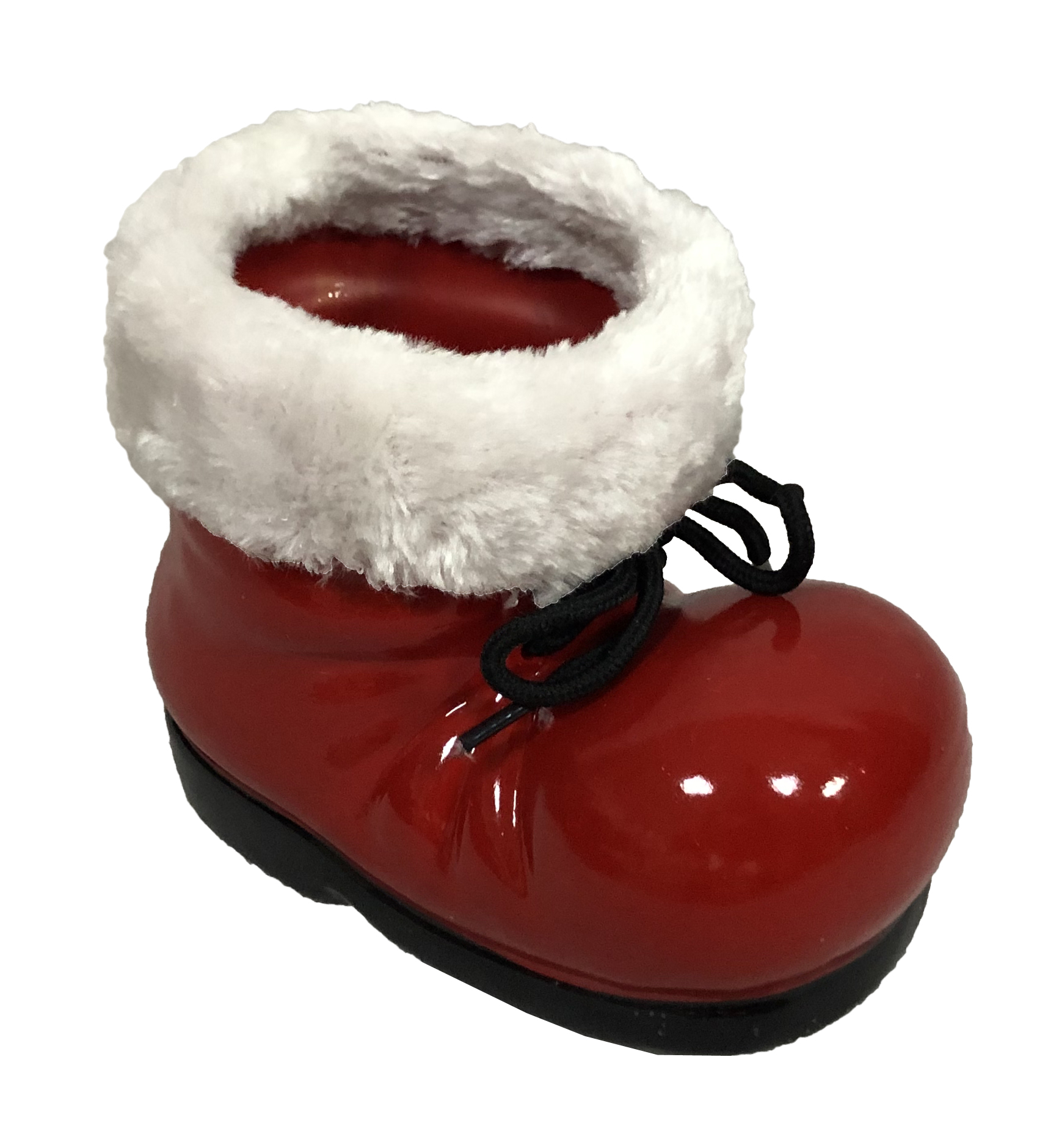 CH407 Small Red Santa Boot with Fur Trim 12/Ctn