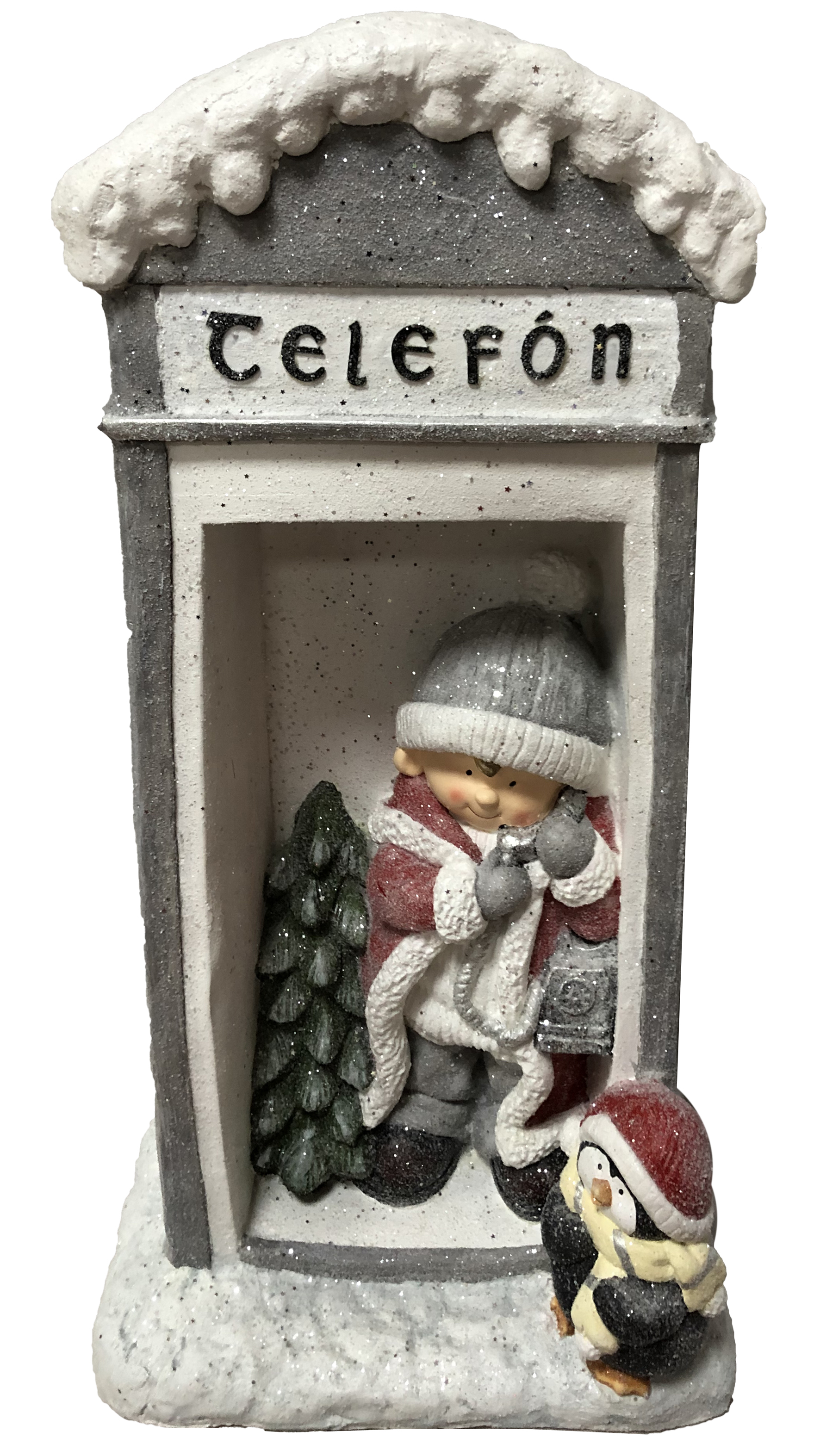 CH419 Child in Silver Telephone Box 1/Ctn