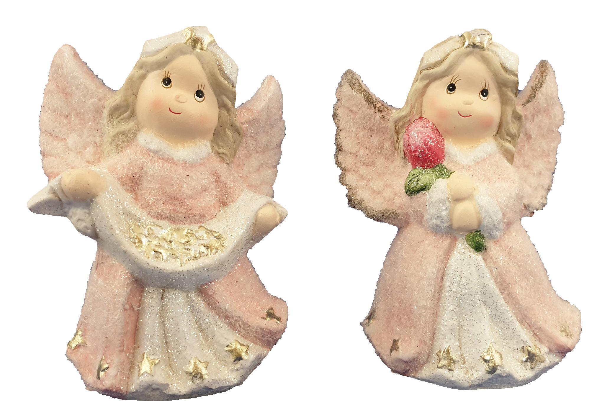 CH442 Ceramic Angel Pair 16pcs 8sets/Ctn