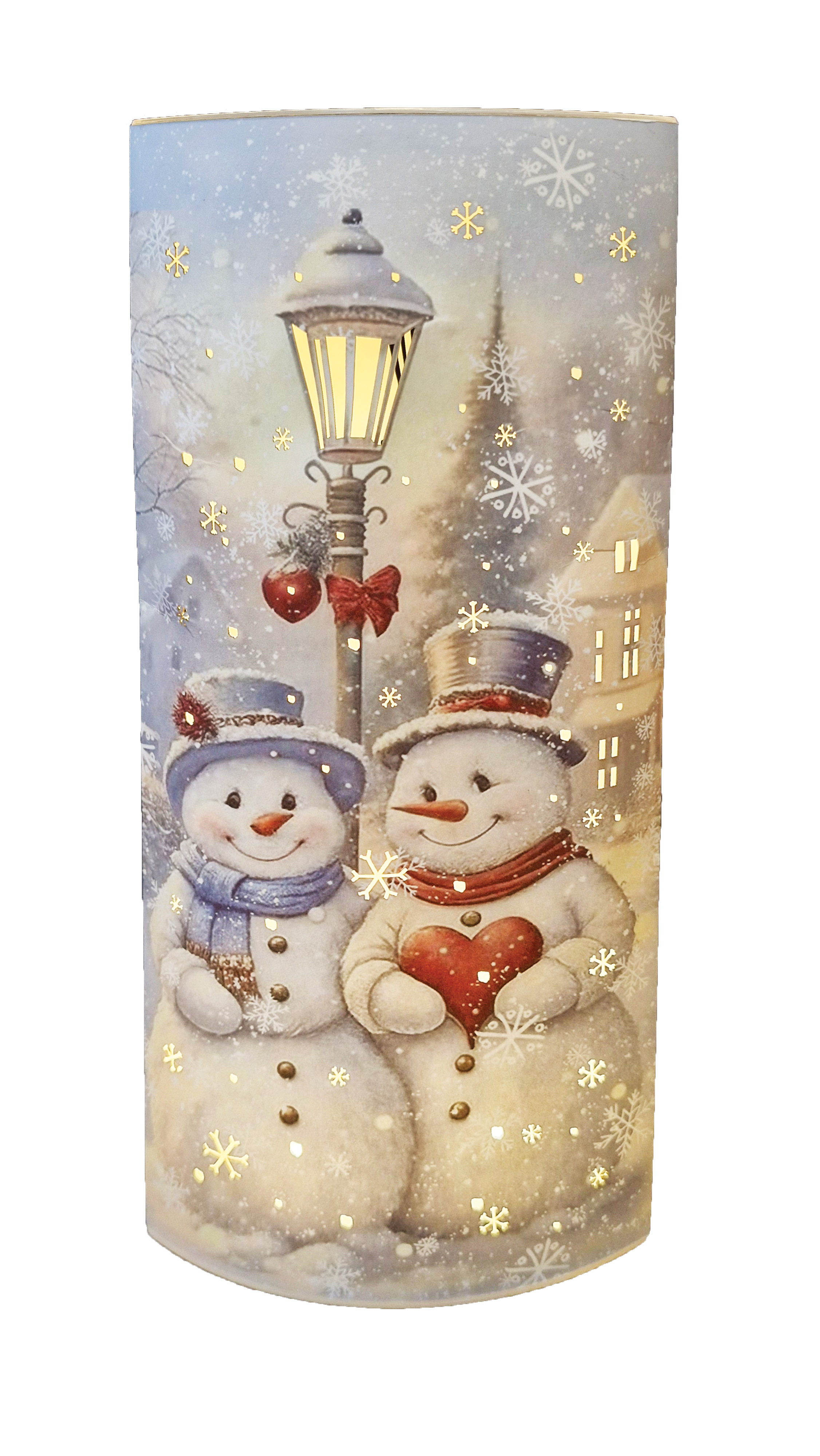 CH5006 Paper Lantern with Snowmen 24/Ctn