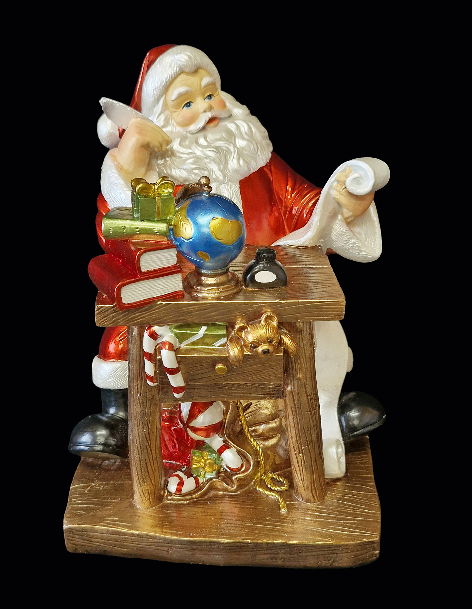 CH5055 Santa at his desk 4/Ctn