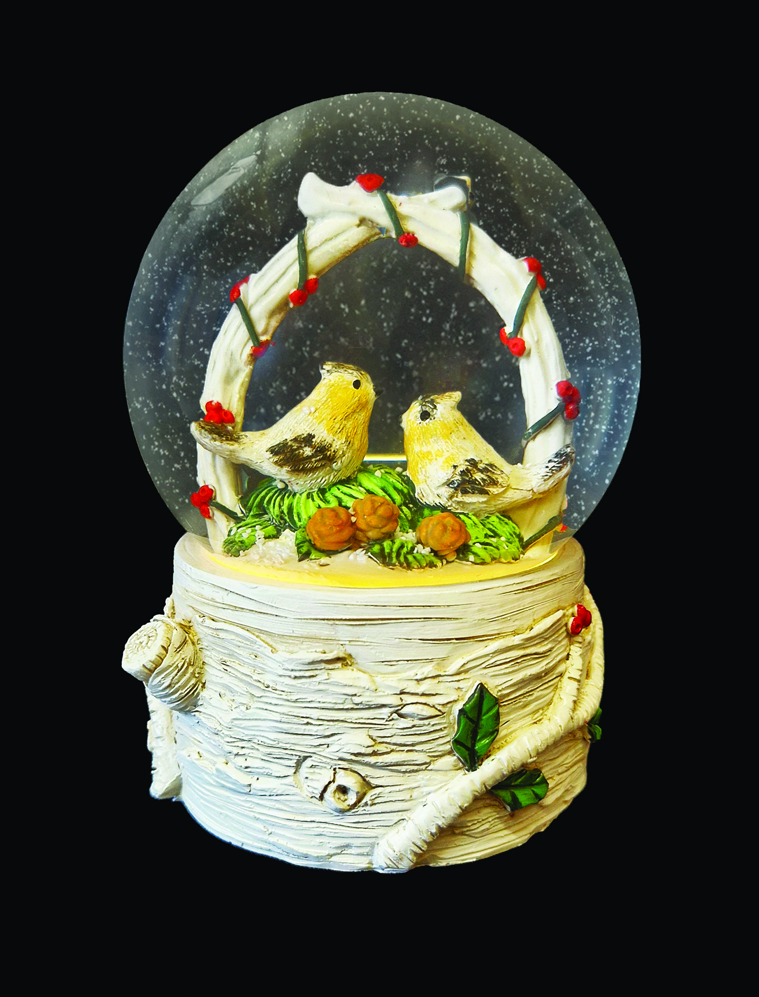 CH5059 Robins Snow Globe 12/ctn
