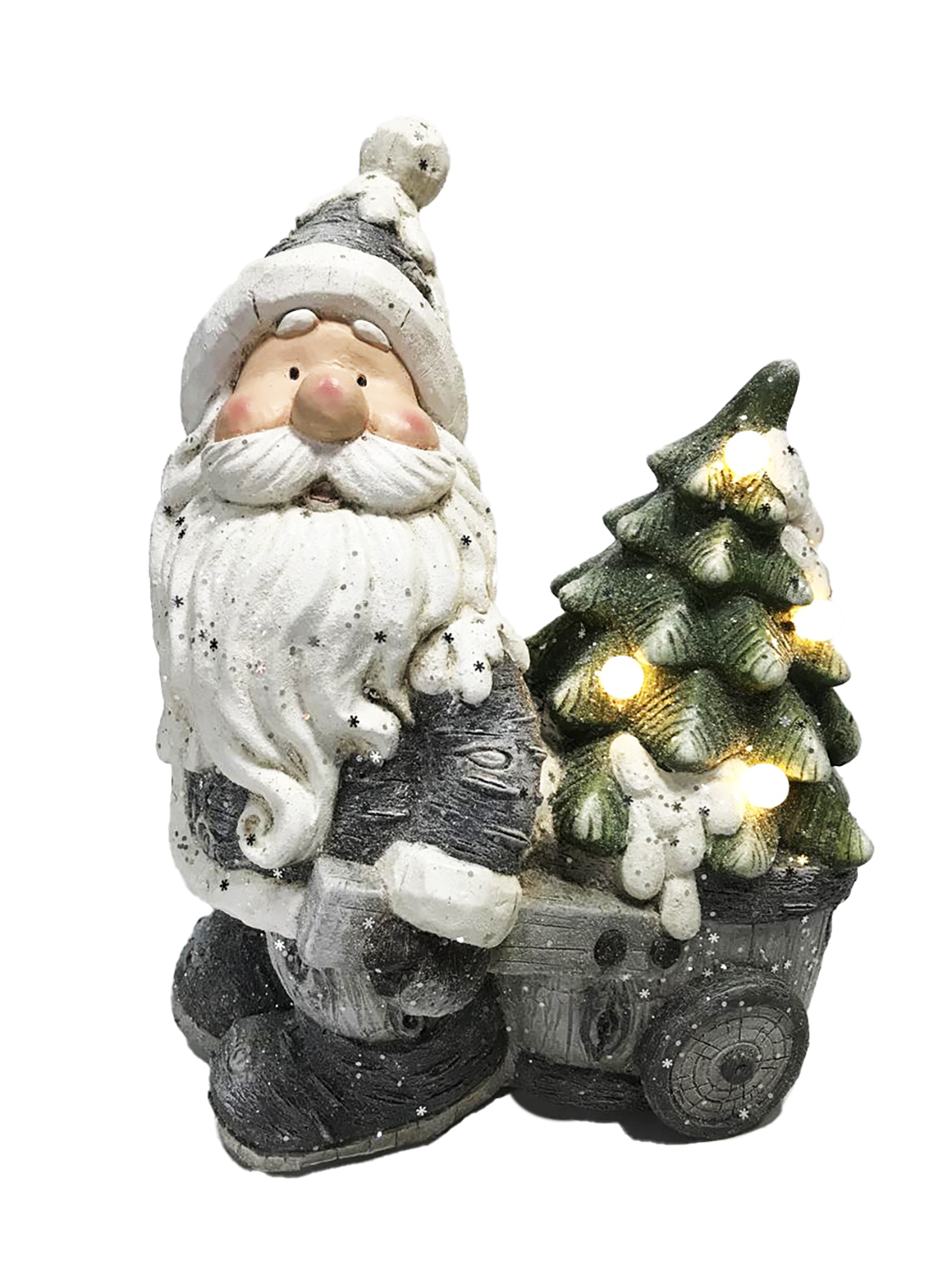 CH506 Santa pulls trolley and Tree 2/ctn
