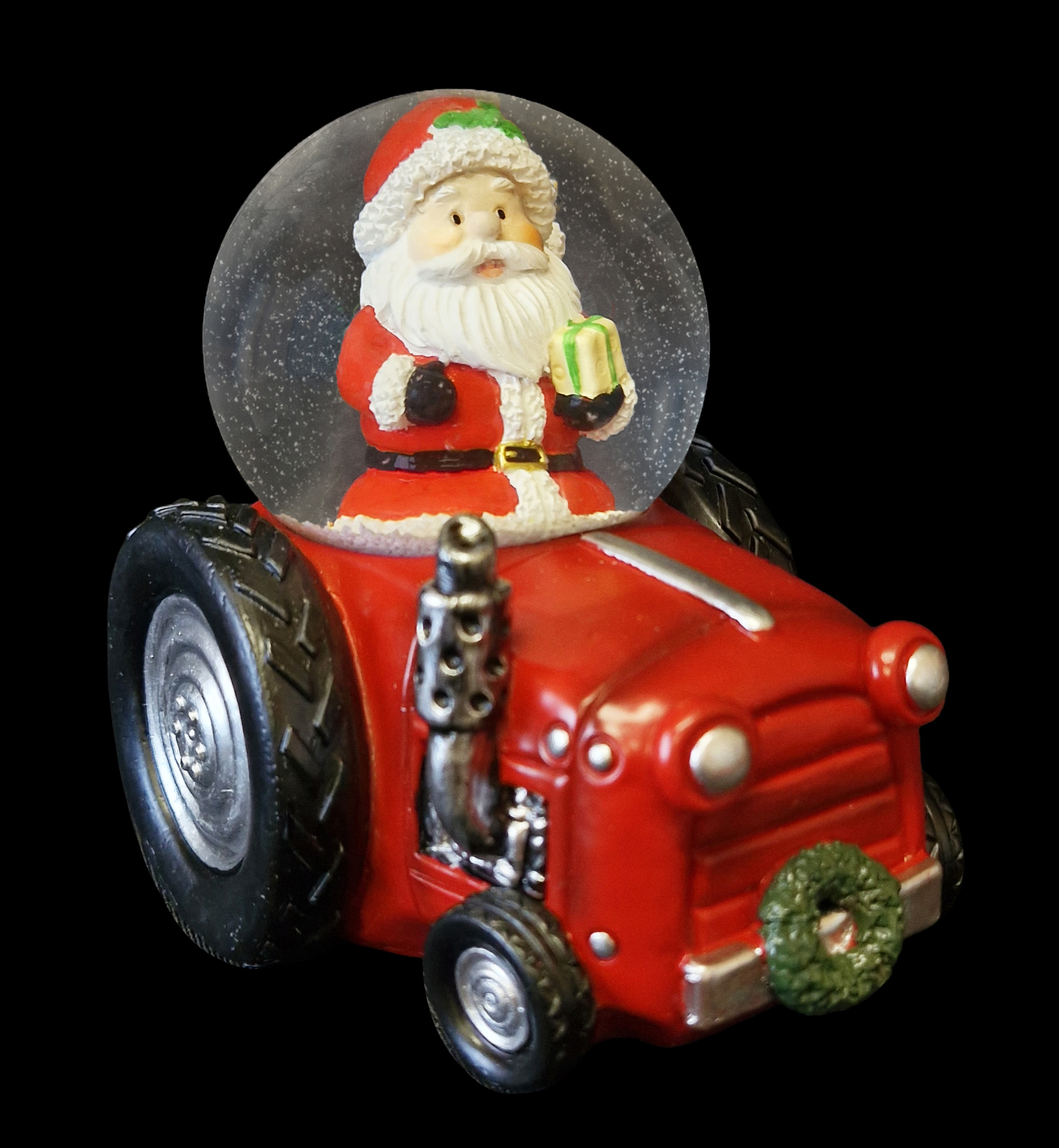 CH5061 Snow Globe Tractor 18/Ctn