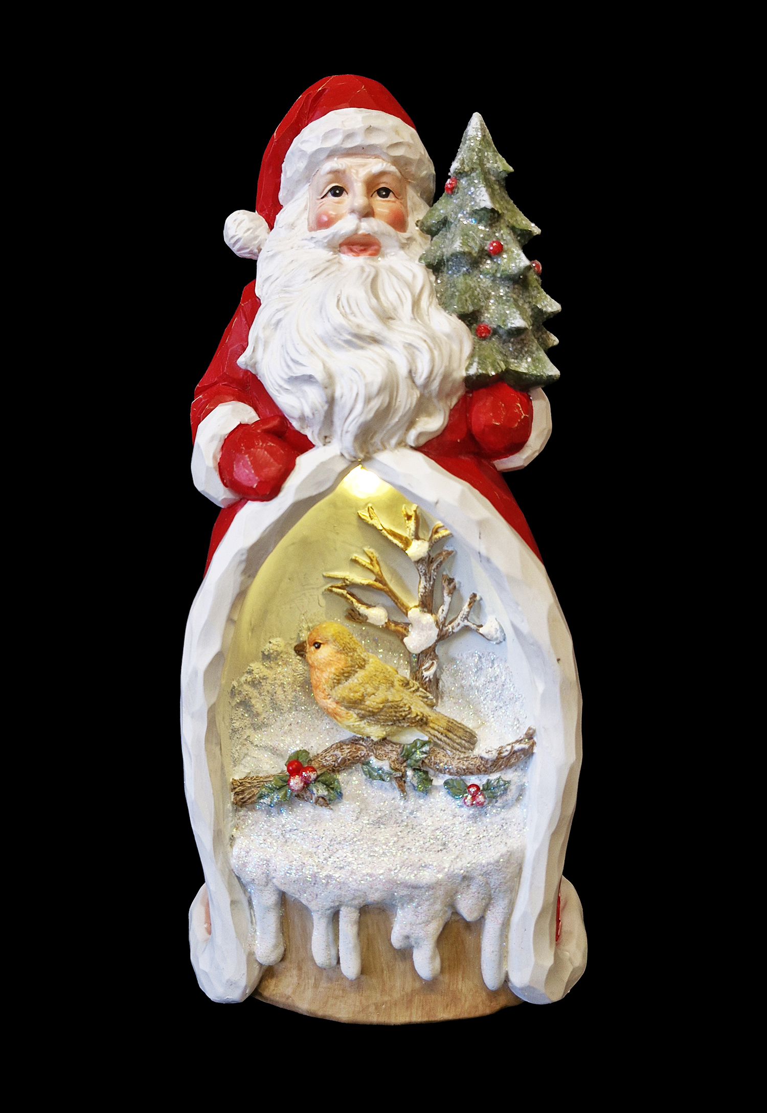 CH5148 Santa with Robin Scene 4/Ctn