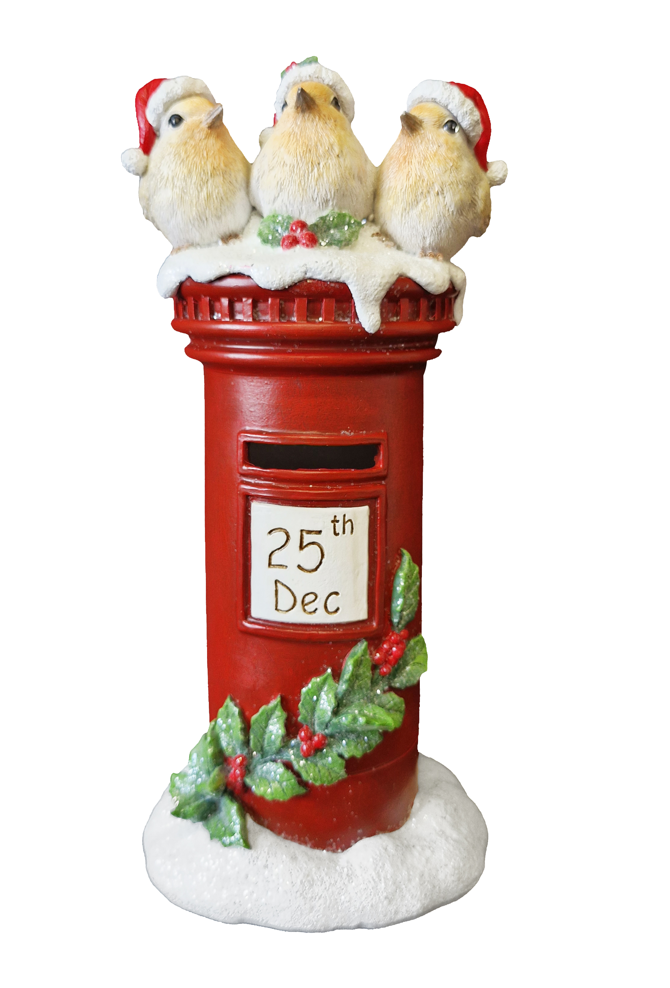 CH5157 Robin on Red Post Box 6/ctn