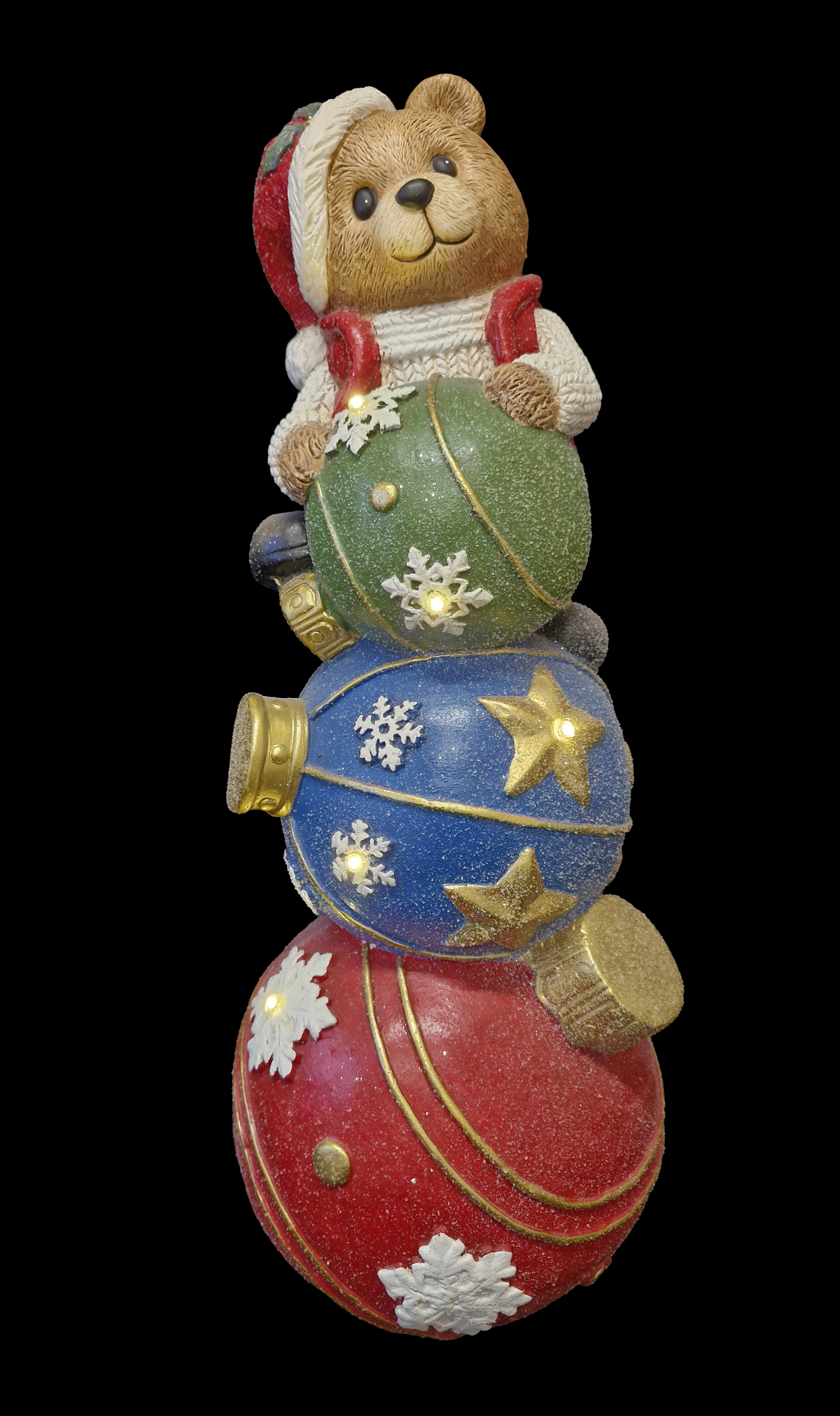 CH5166 Bear on Bauble Stack 1/Ctn