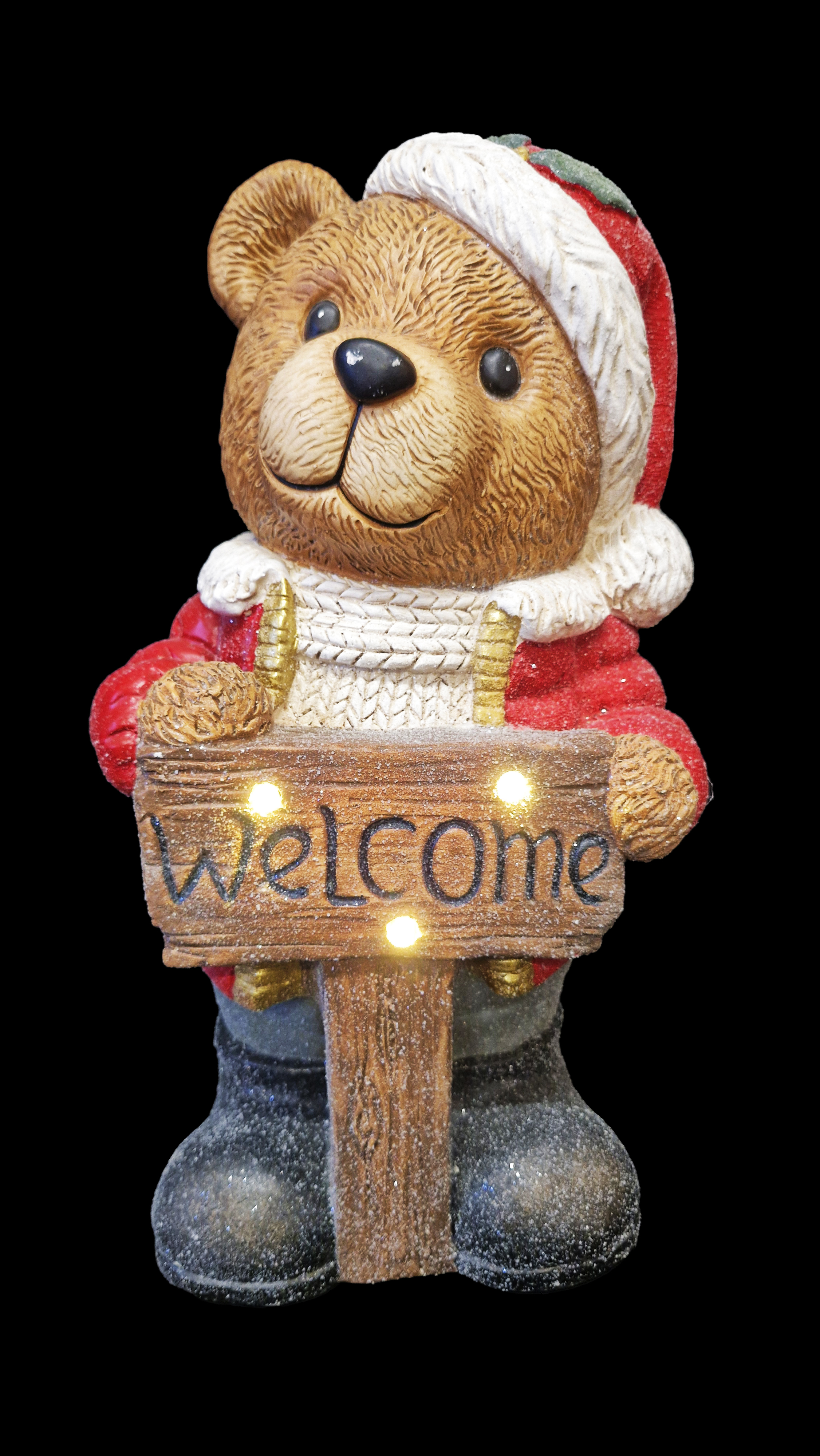 CH5168 Bear with Welcome Sign 1/Ctn