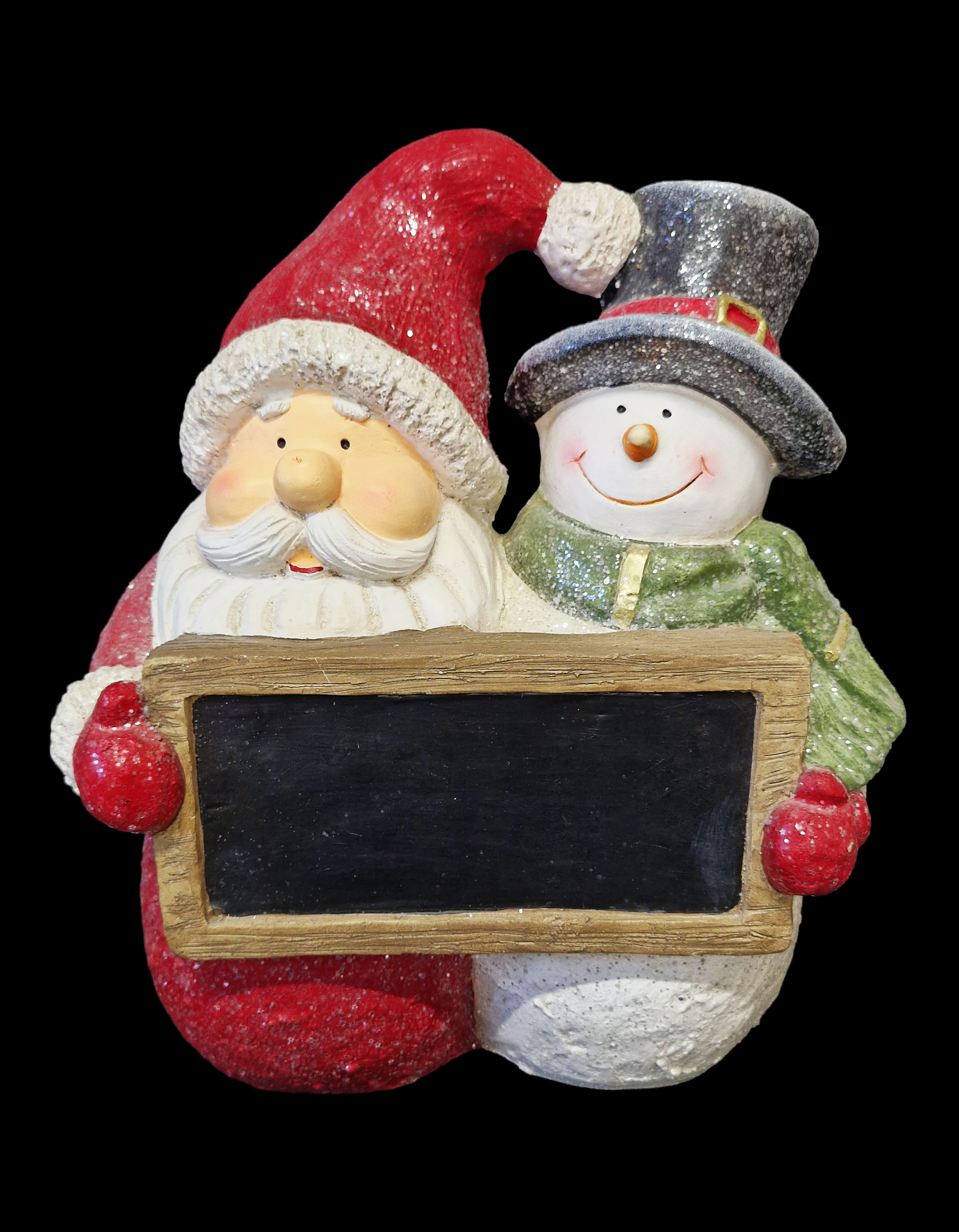 CH5171 Santa & Snowman with Blackboard 1/ctn