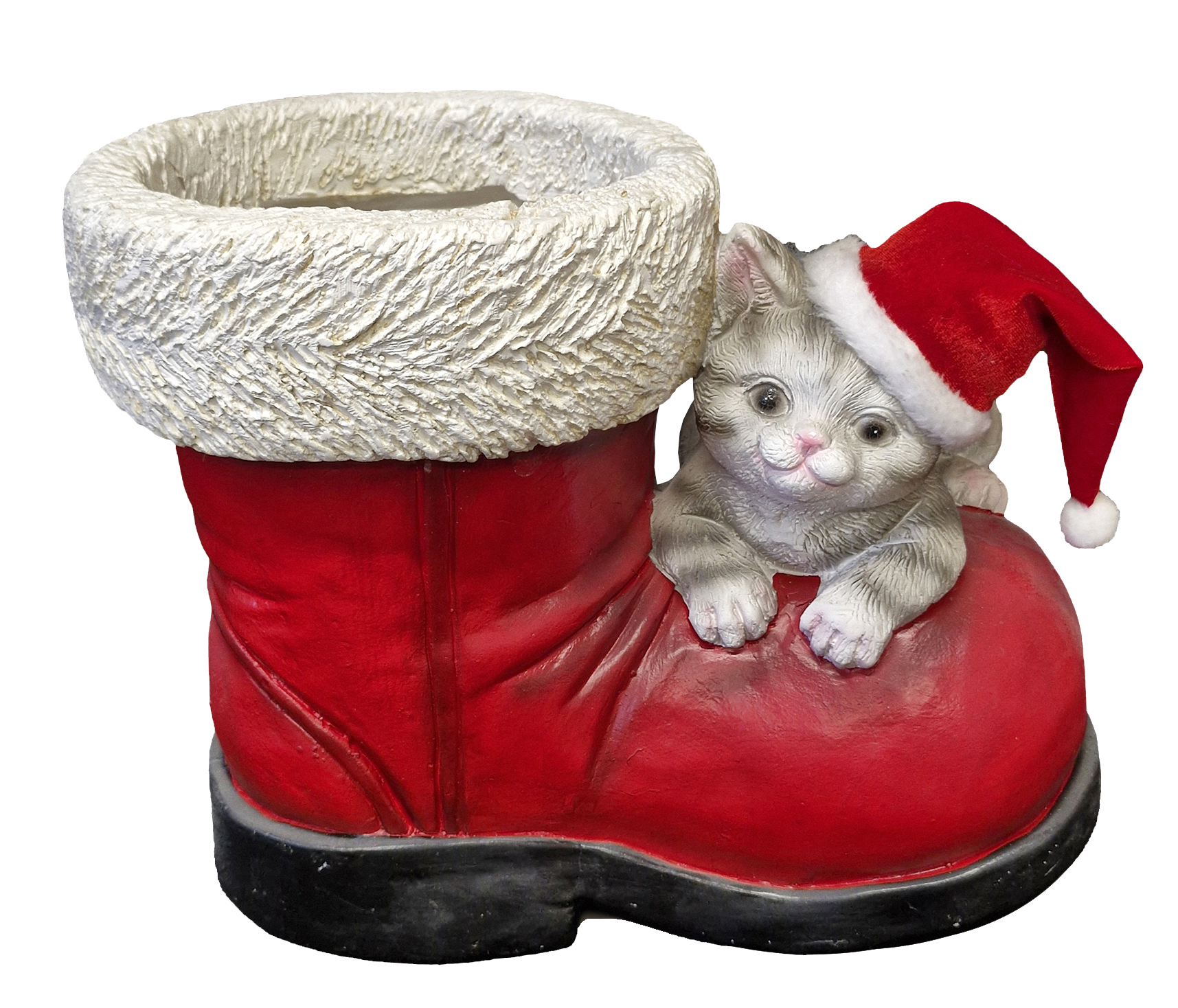 CH5176 Kitten on Boot Planter 2/Ctn
