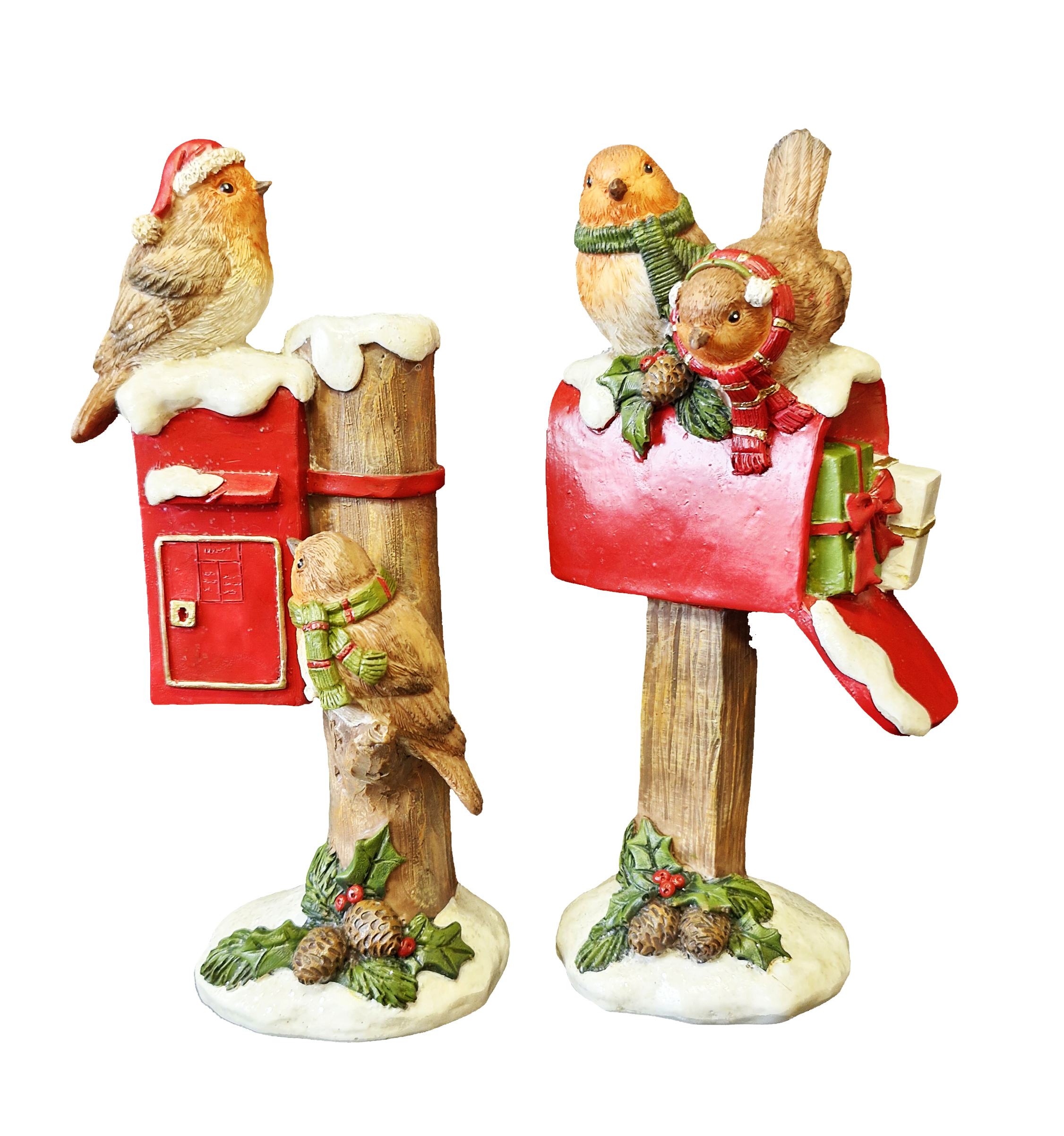 CH5194 Robin on Mail Box pair 24/Ctn