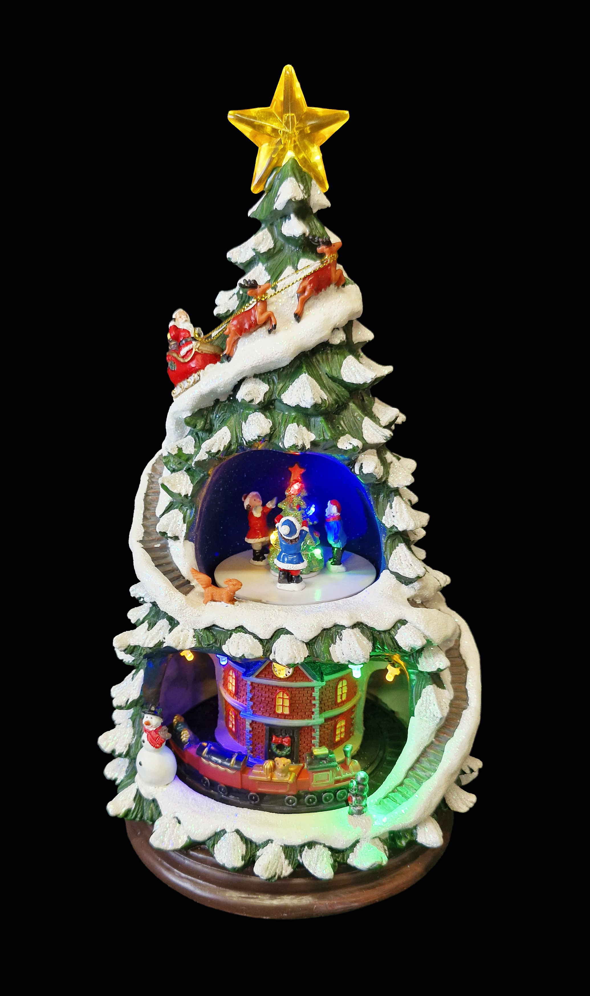 CH5226 Christmas Tree Village Scene 1/Ctn
