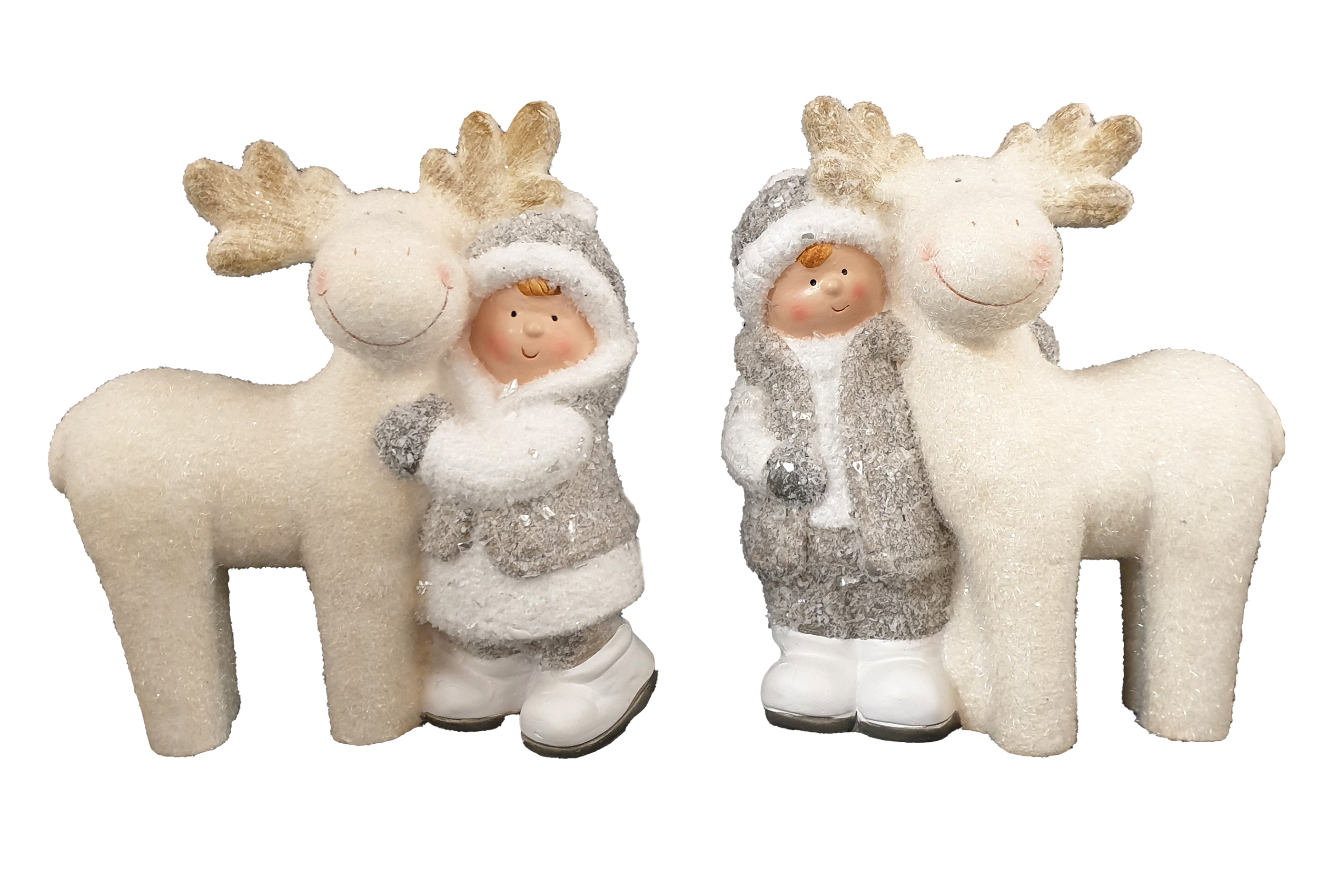 CH538 Boy & Girl with Reindeer 16/Ctn (8sets)
