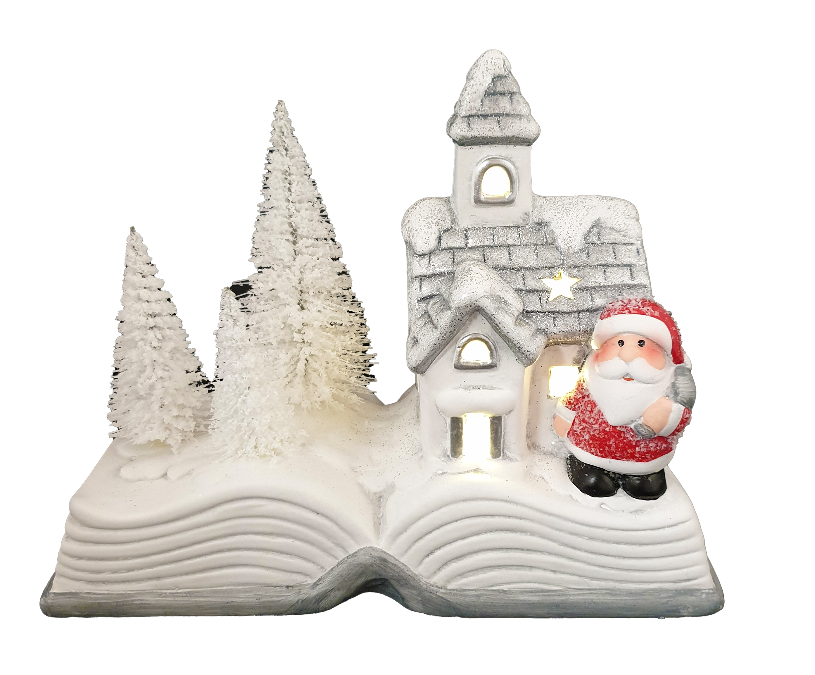 CH541 Santa on Book 18/Ctn