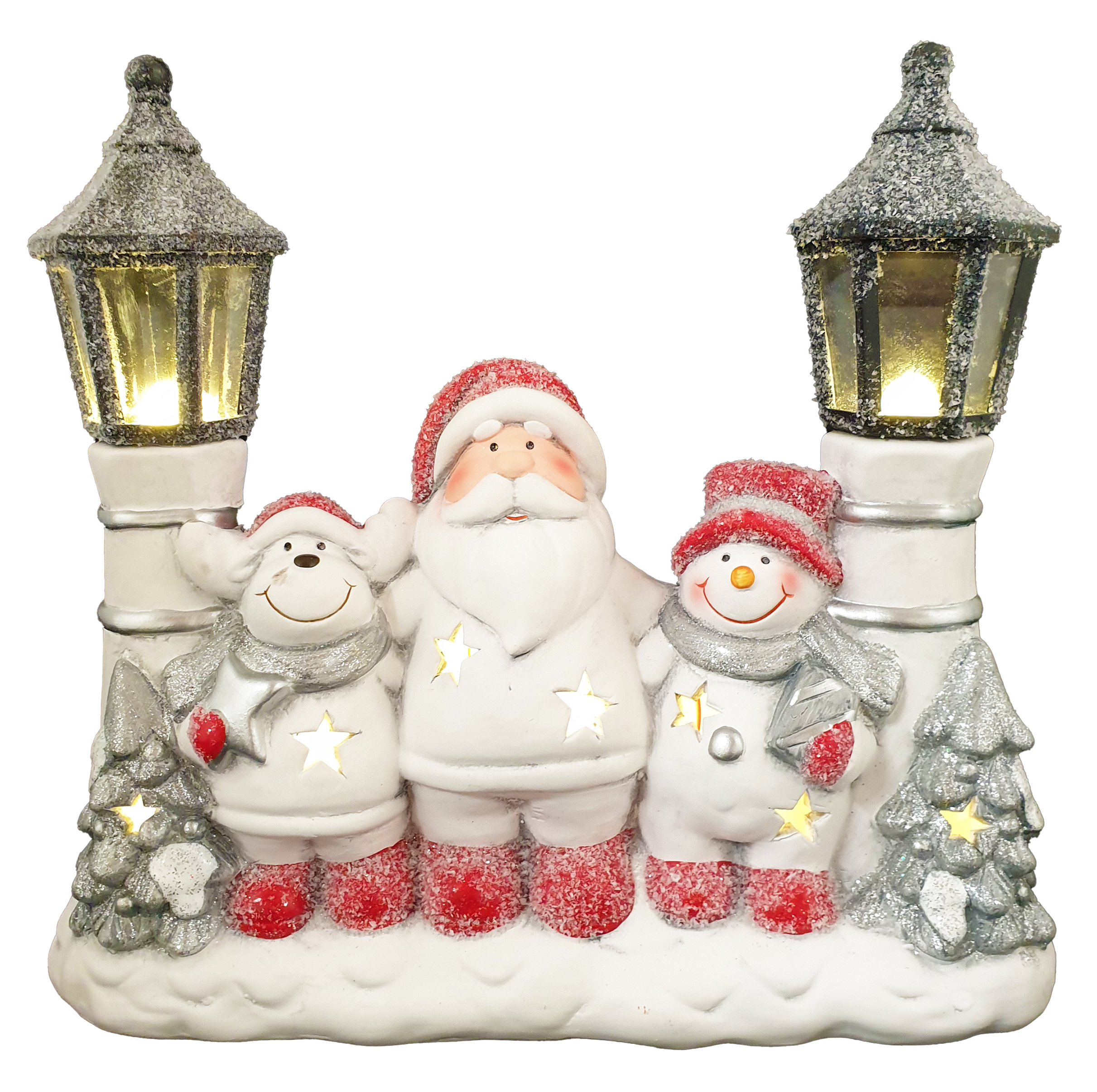 CH543 Santa Snowman Reindeer 8/Ctn