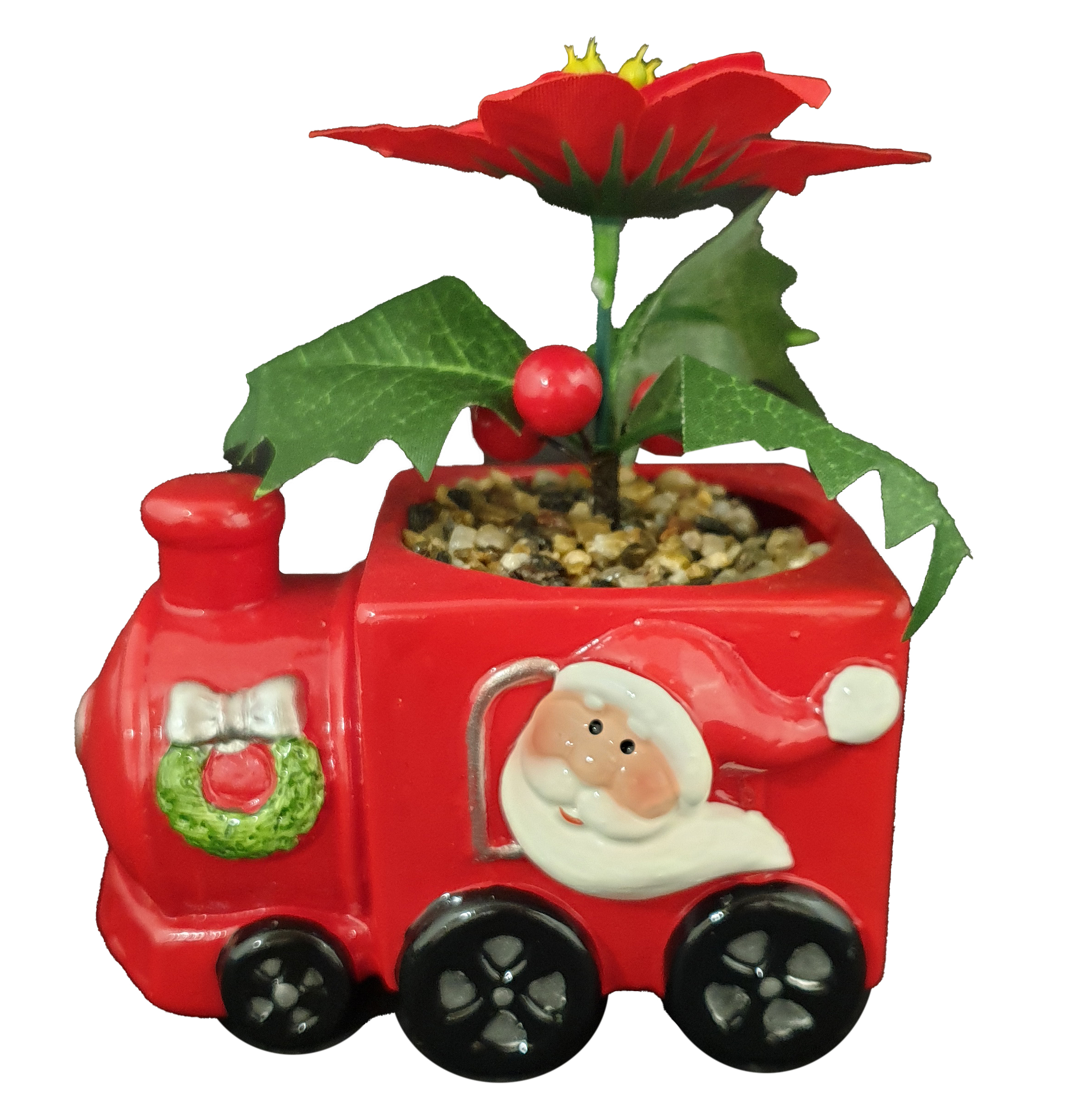 CH552 Ceramic Santa Train 36/Cnt