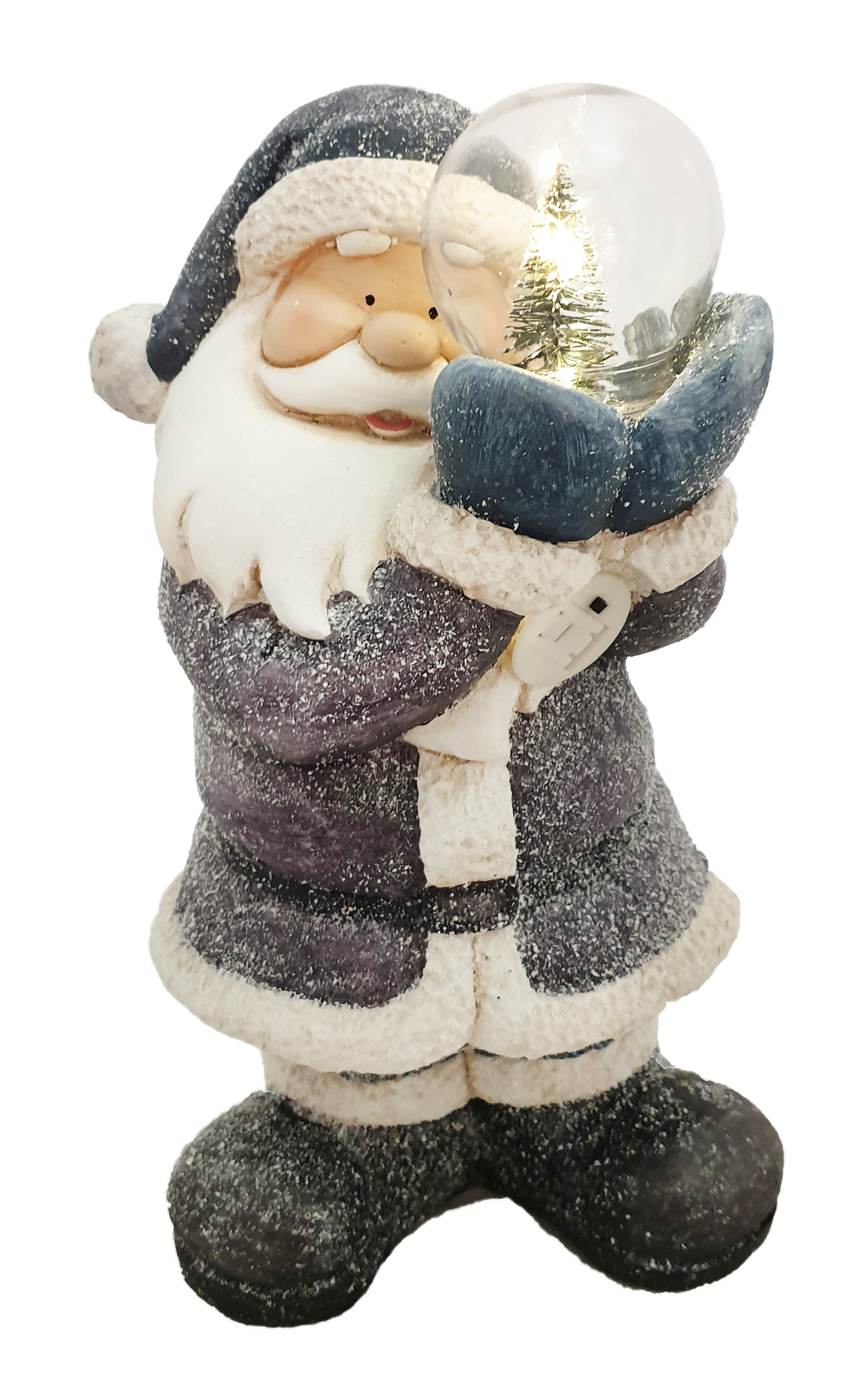 CH577 Santa Holds Crystal Ball 2/Ctn