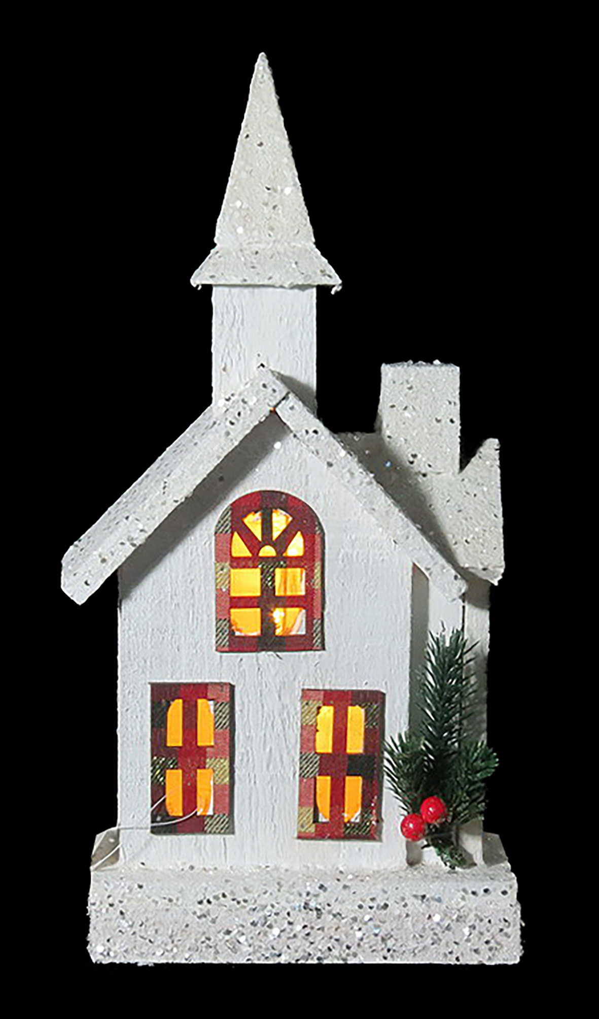 CH604 Christmas Wood House 16/Ctn