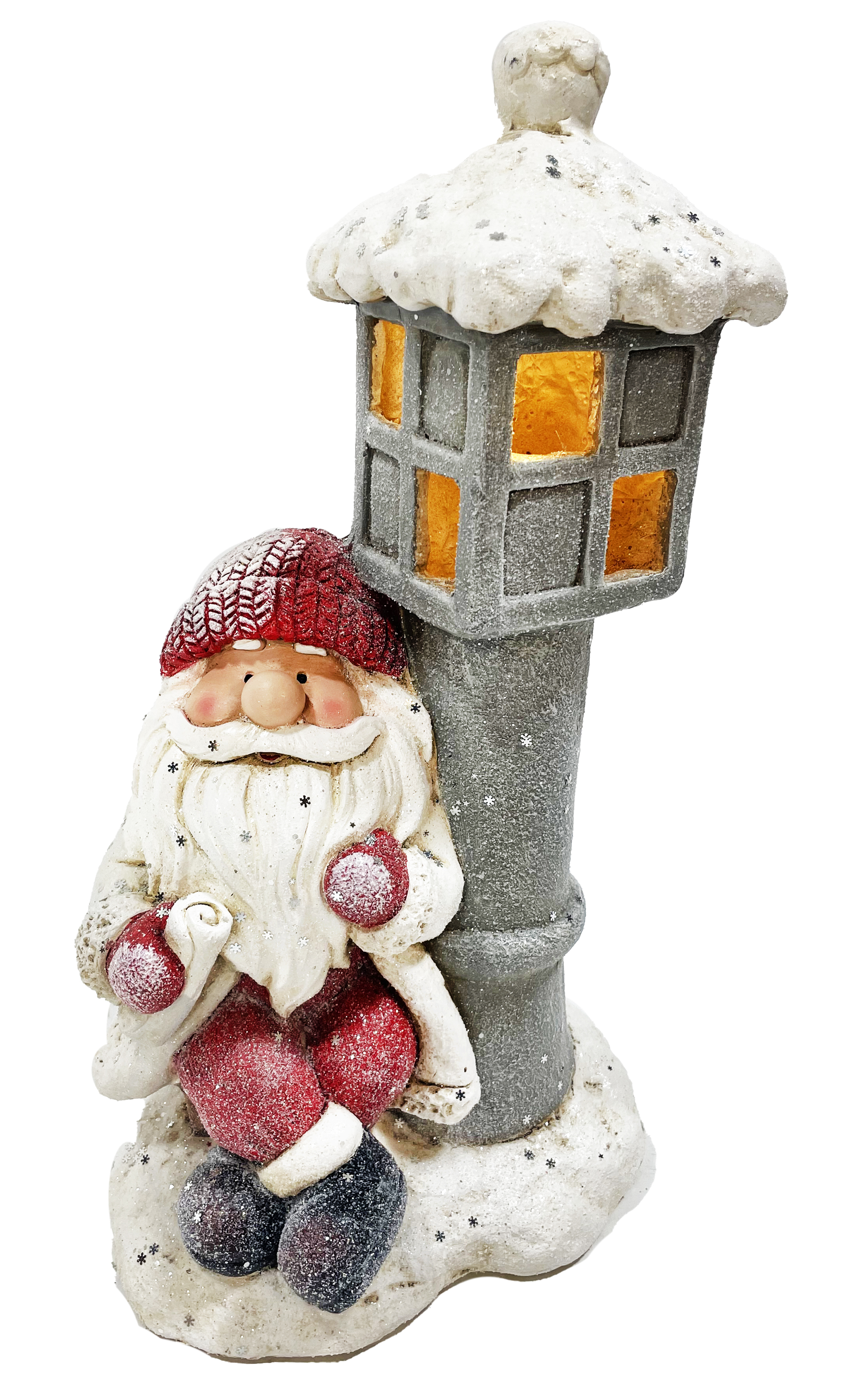 CH629 Santa beside Lamp Post 2/Ctn