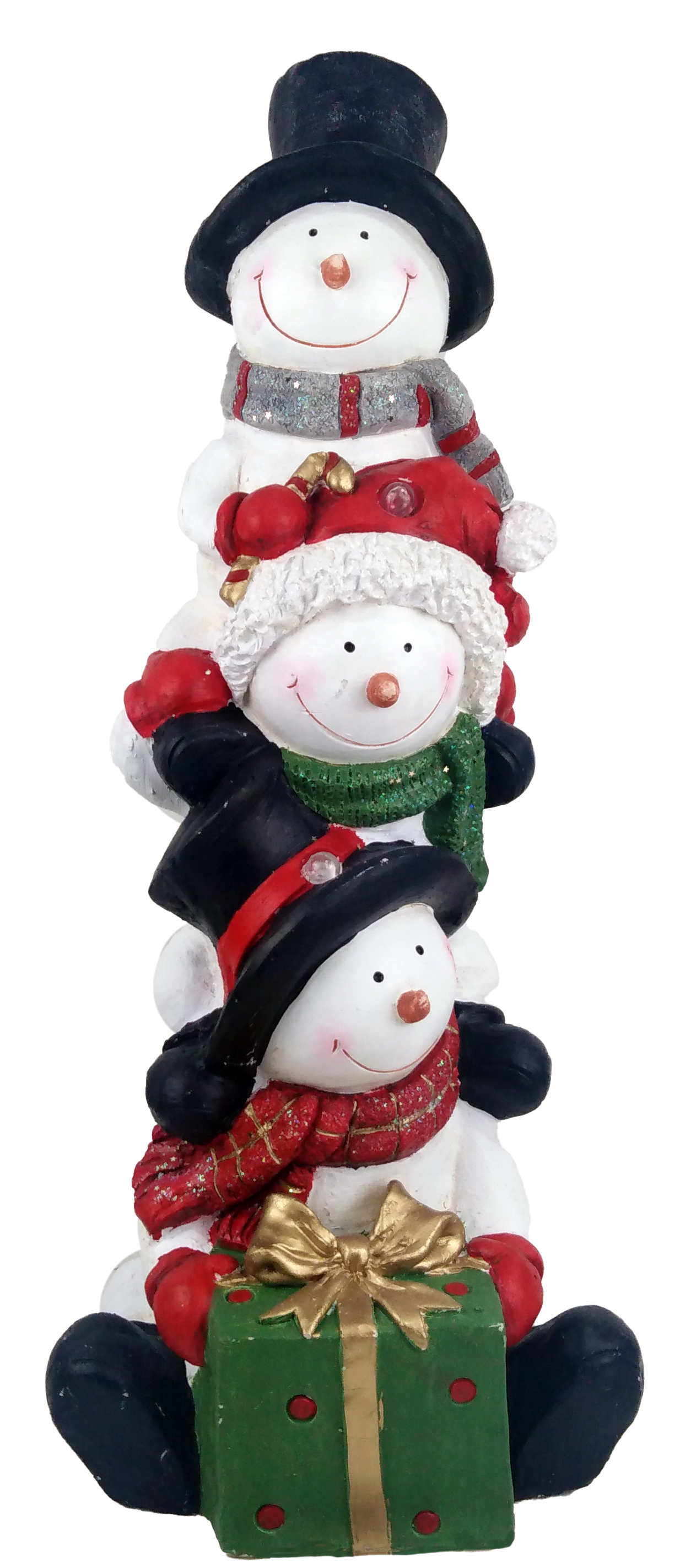 CH655 Triple Snowman Stack 2/Ctn