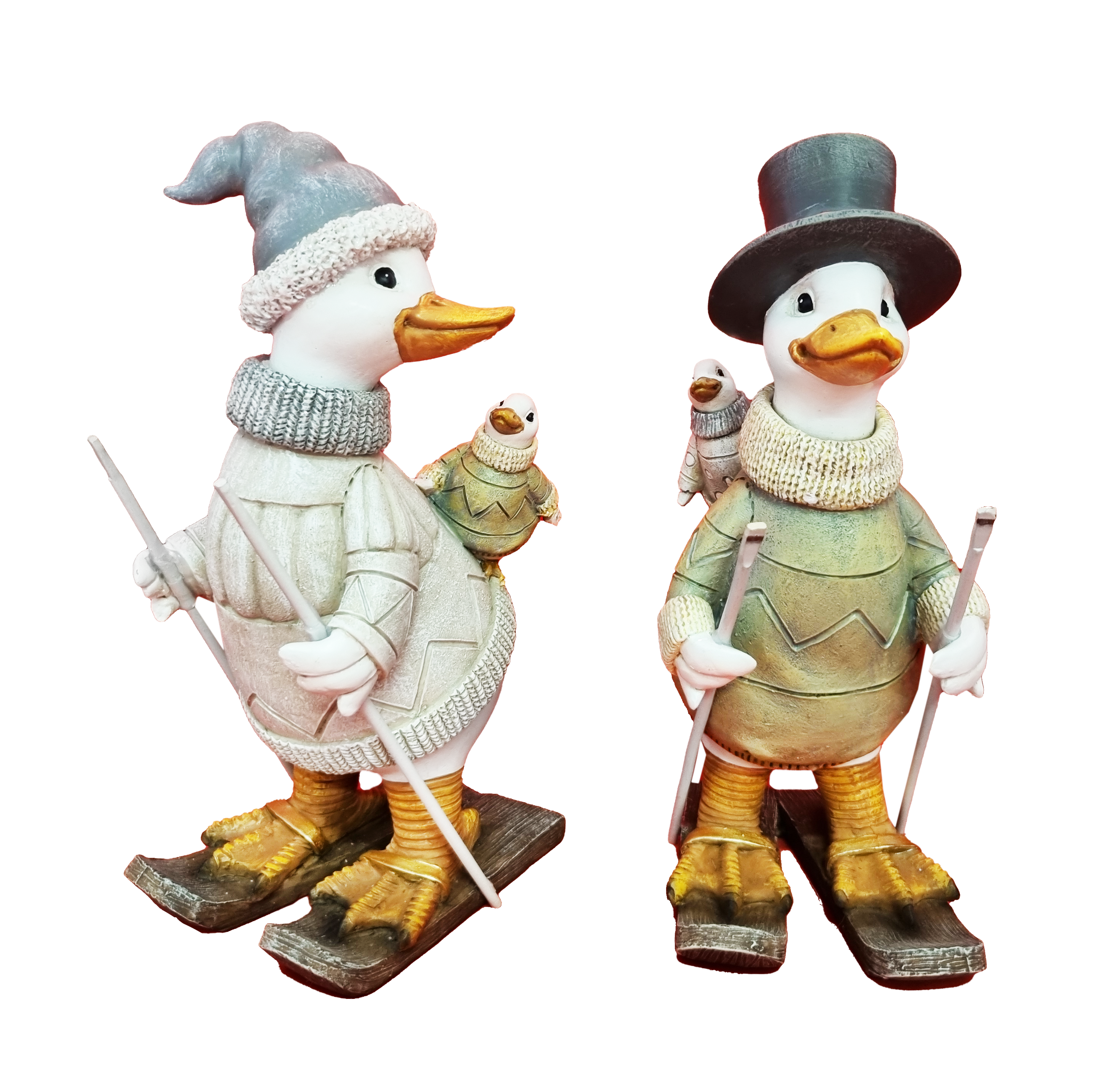 CH666 Pair of Ducks on Ski's 16/Ctn