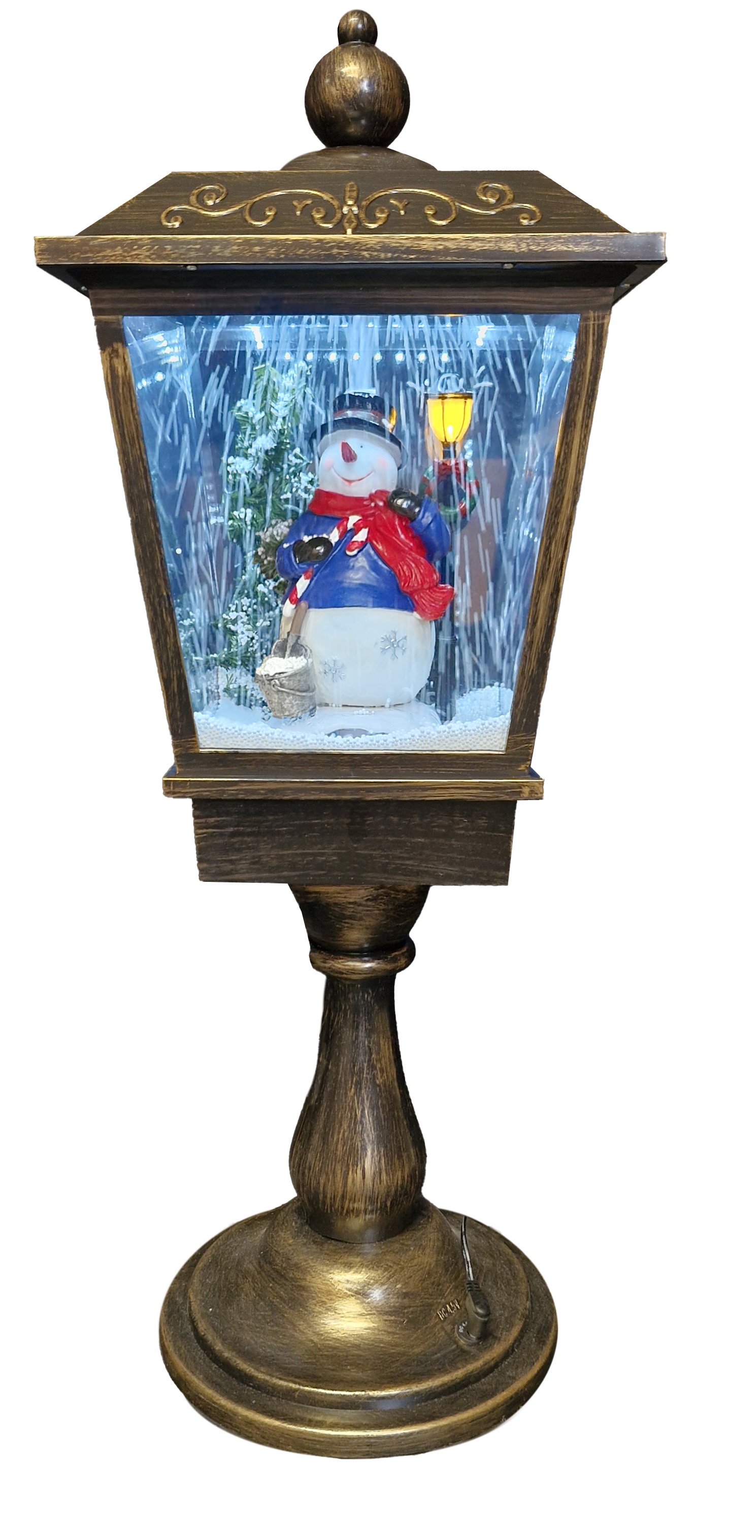 CH698 Snowman Lantern on Stand 2/Ctn