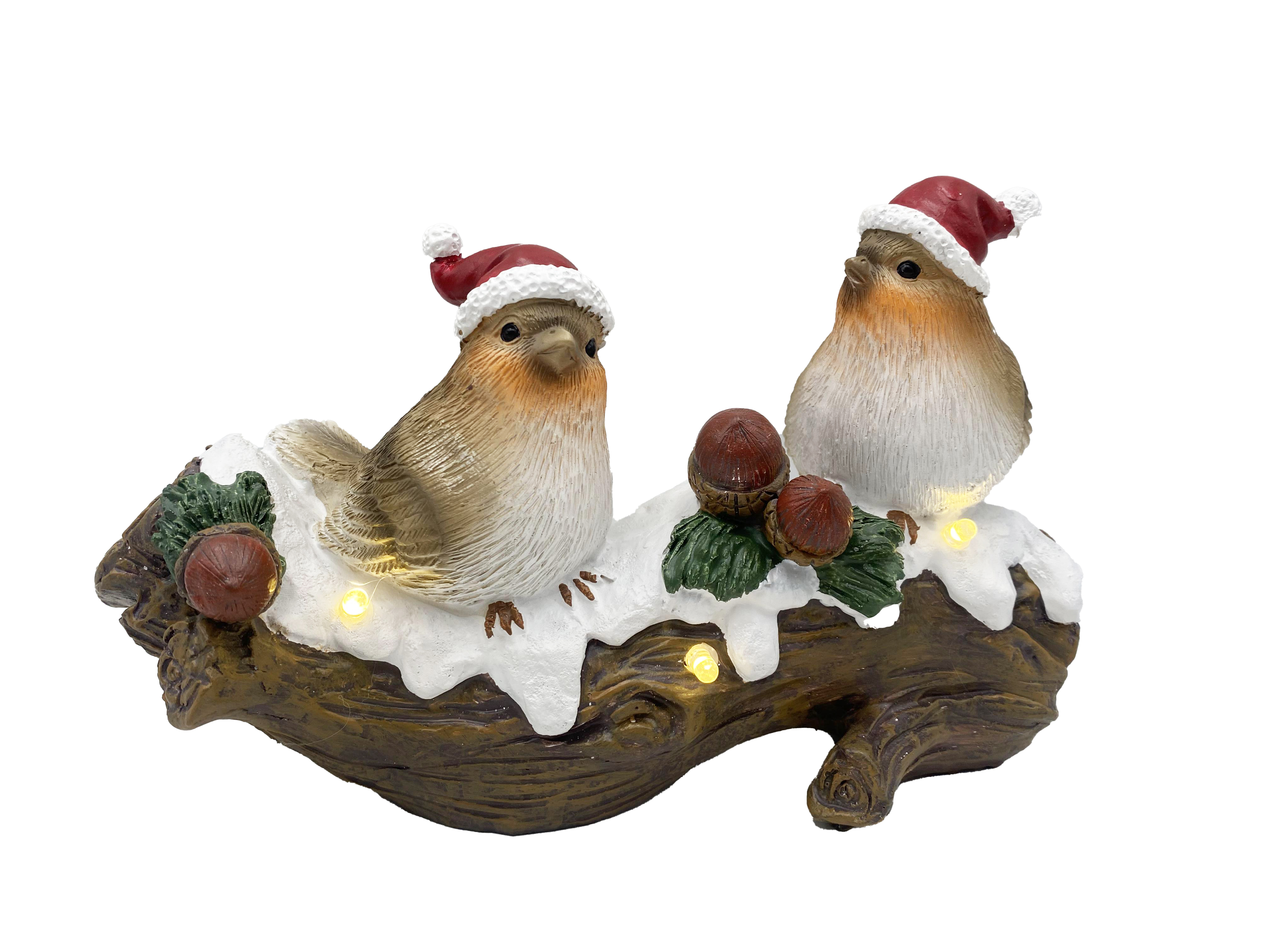 CH757 Robins on Oak Log 18/Ctn