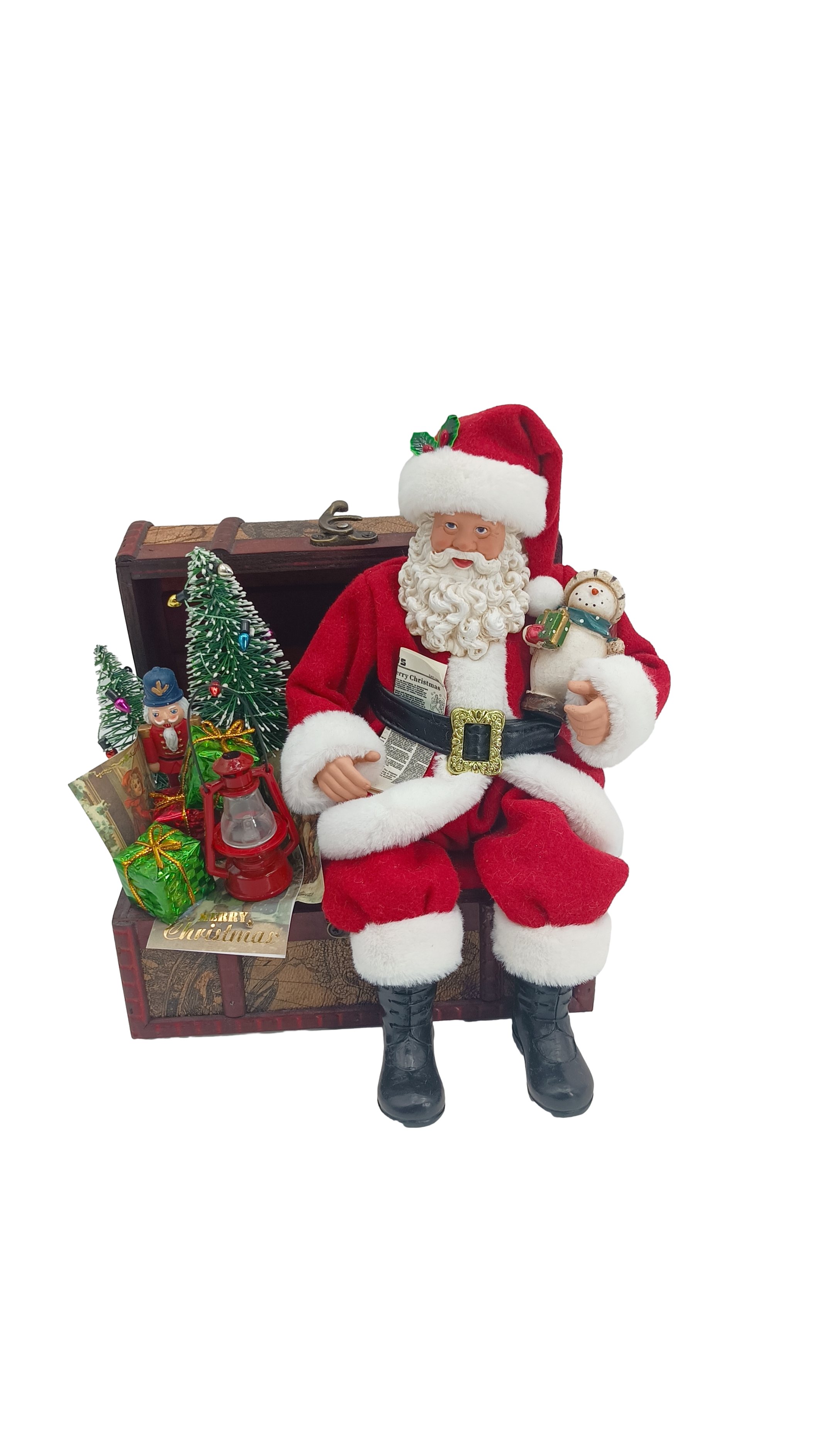 CH786 Santa with Treasure Chest 6/Ctn