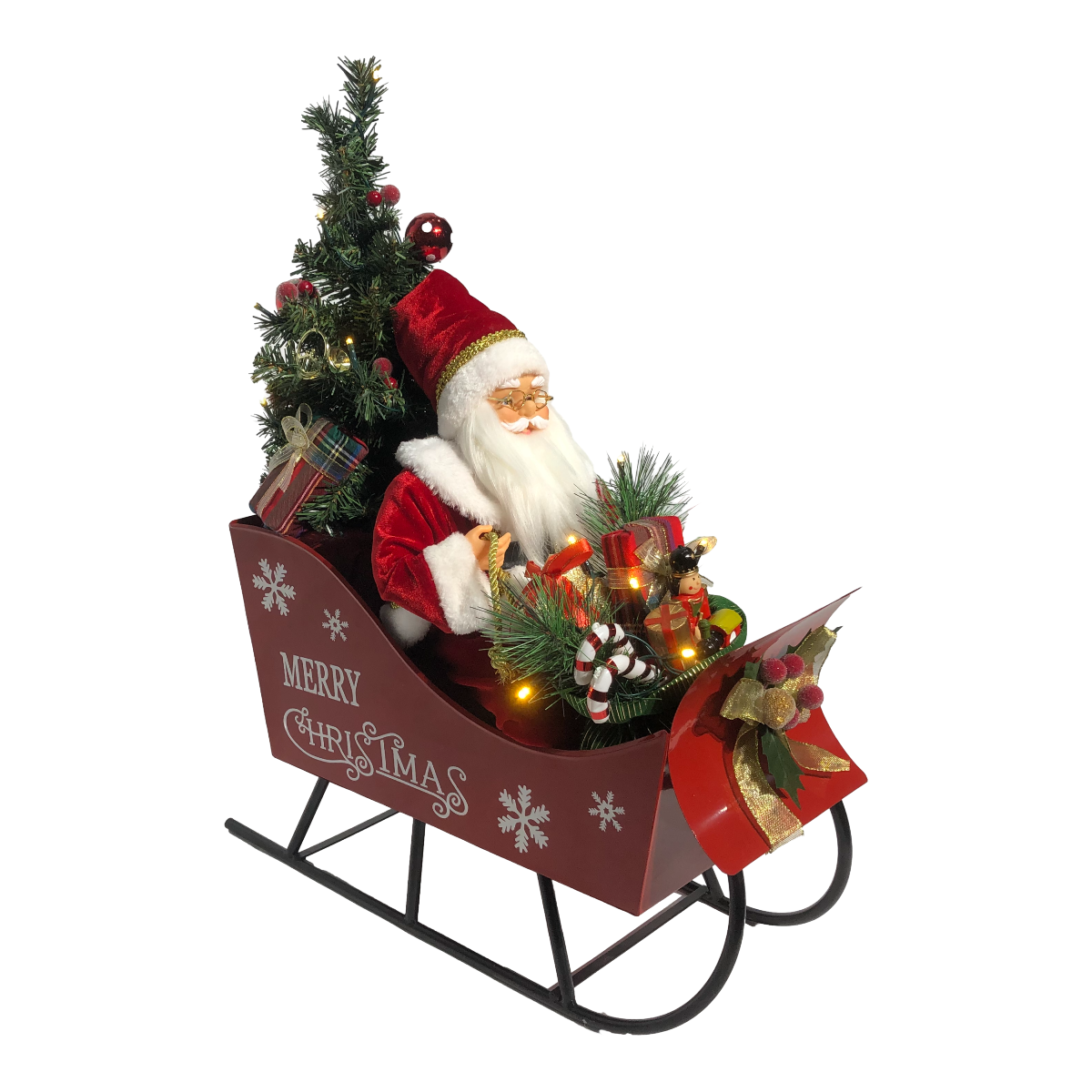 CH793 Santa in Metal Sled 1/Ctn