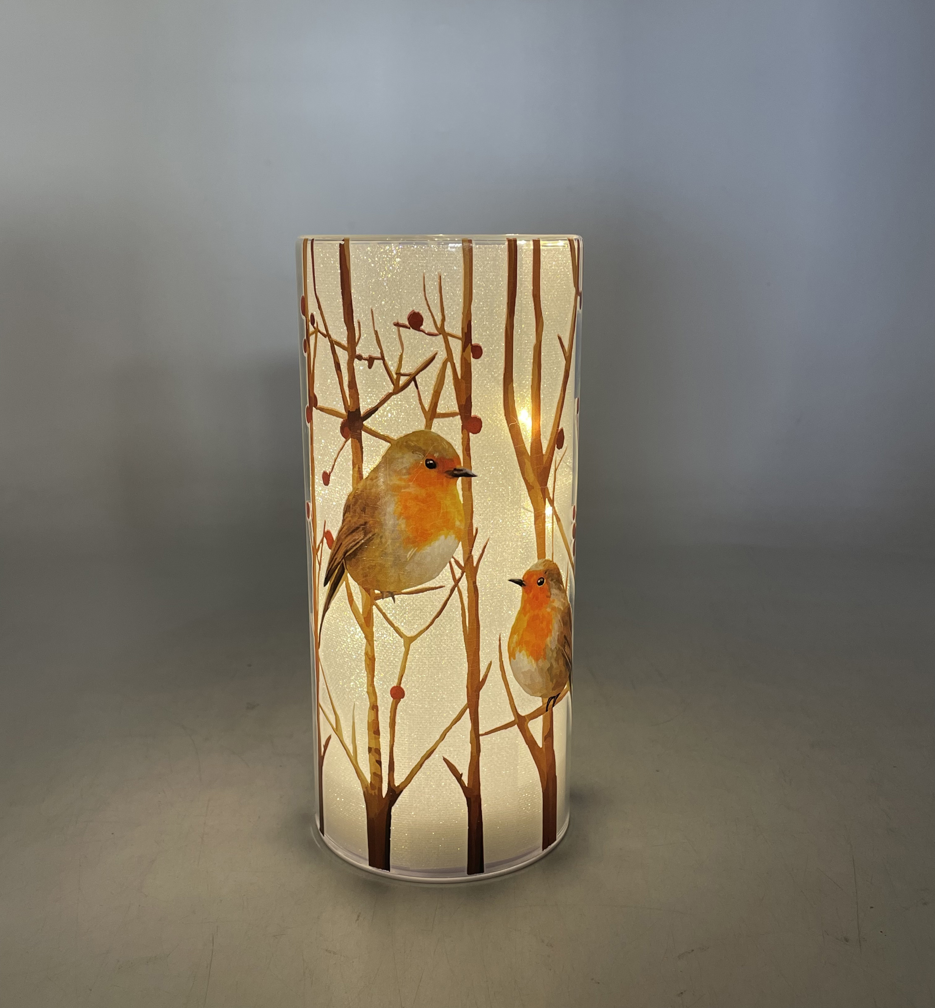 CH859 Lantern with Robins 24/ctn