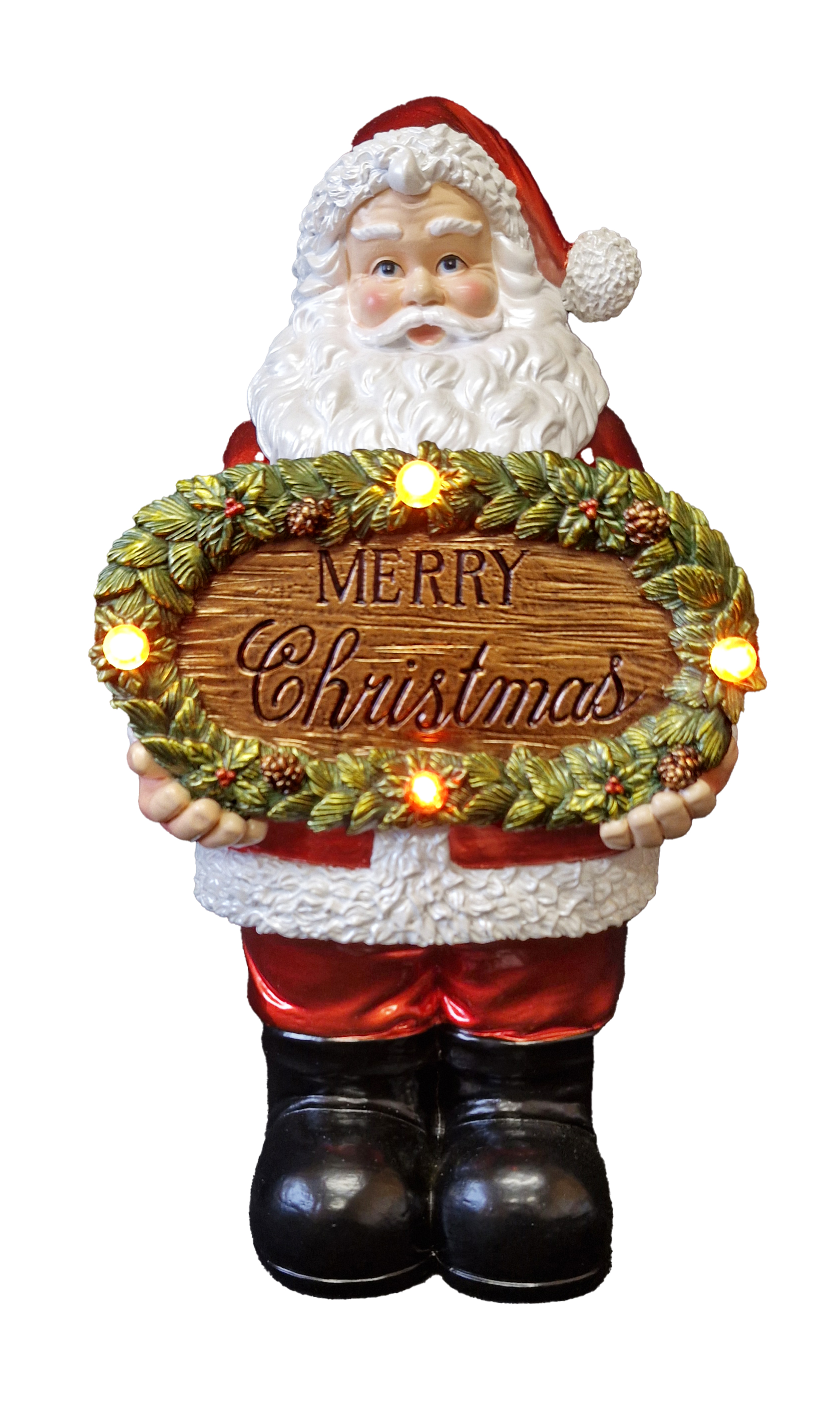 CH891 Santa 'Merry Christmas' sign 6/Ctn