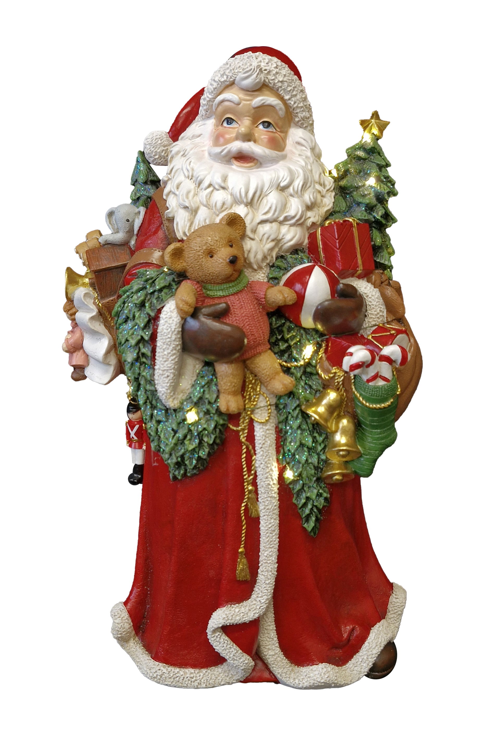 CH895 Santa with Presents 4/Ctn